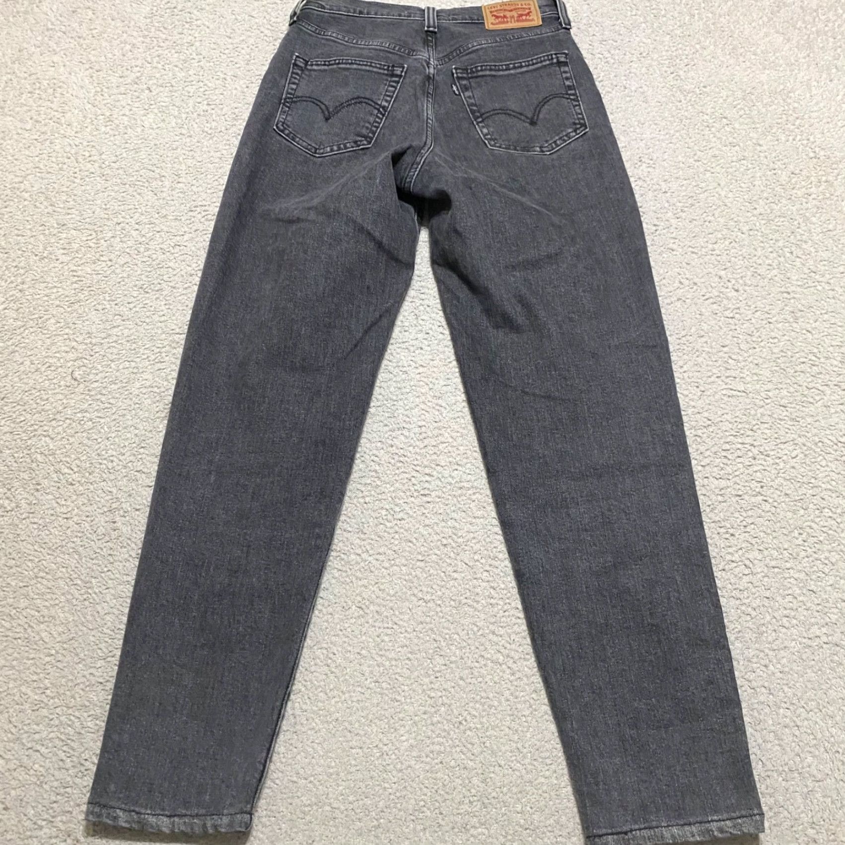 Levi's Levi's Jeans Womens Gray Denim Medium Wash High Rise Tapered 25 Regular 5-Pocket Design Womens Size 42" / US 20 - 2 Thumbnail