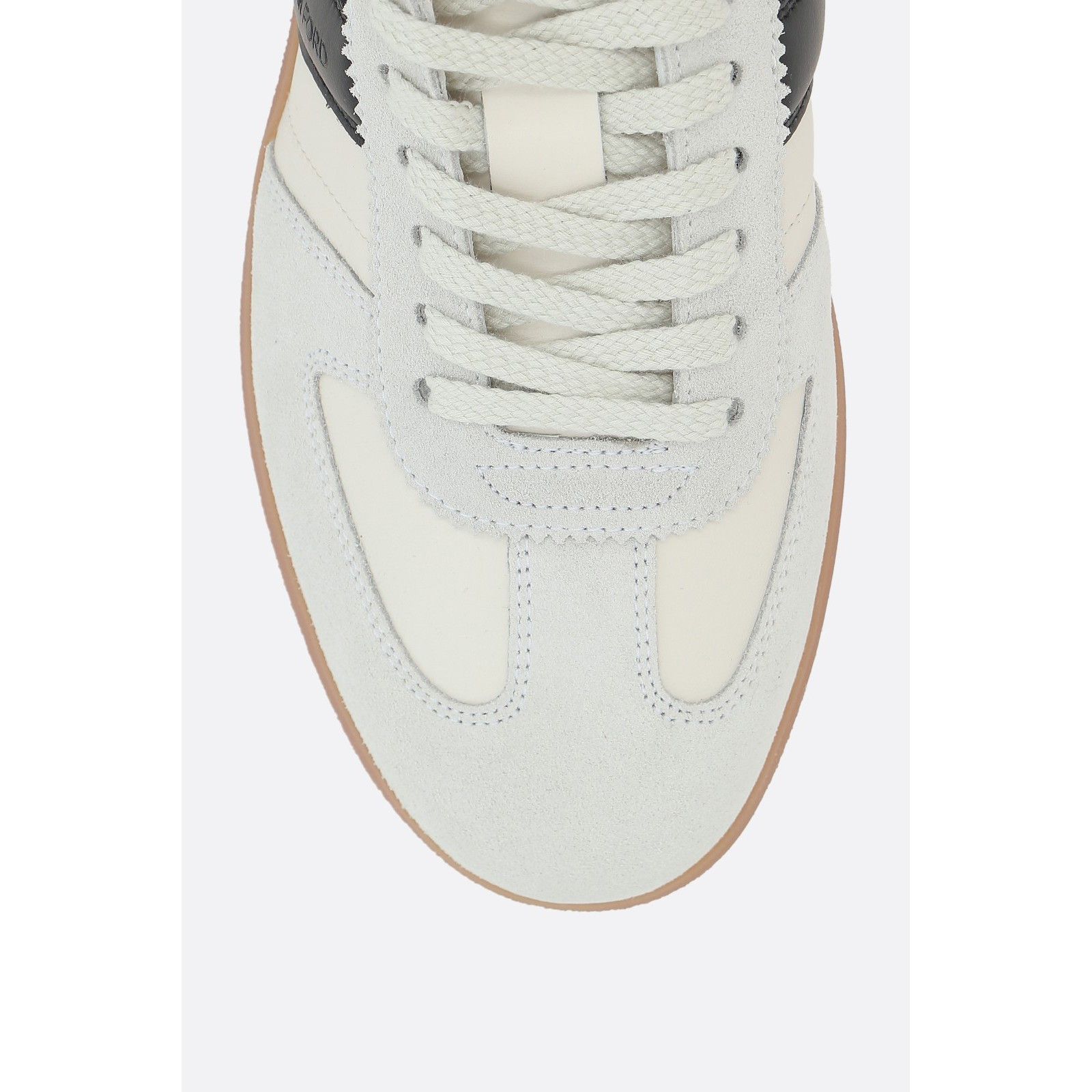 Tom Ford TOM FORD Smooth Leather White Suede Sneakers New & Authentic Size US 10 / EU 43 - 5 Thumbnail
