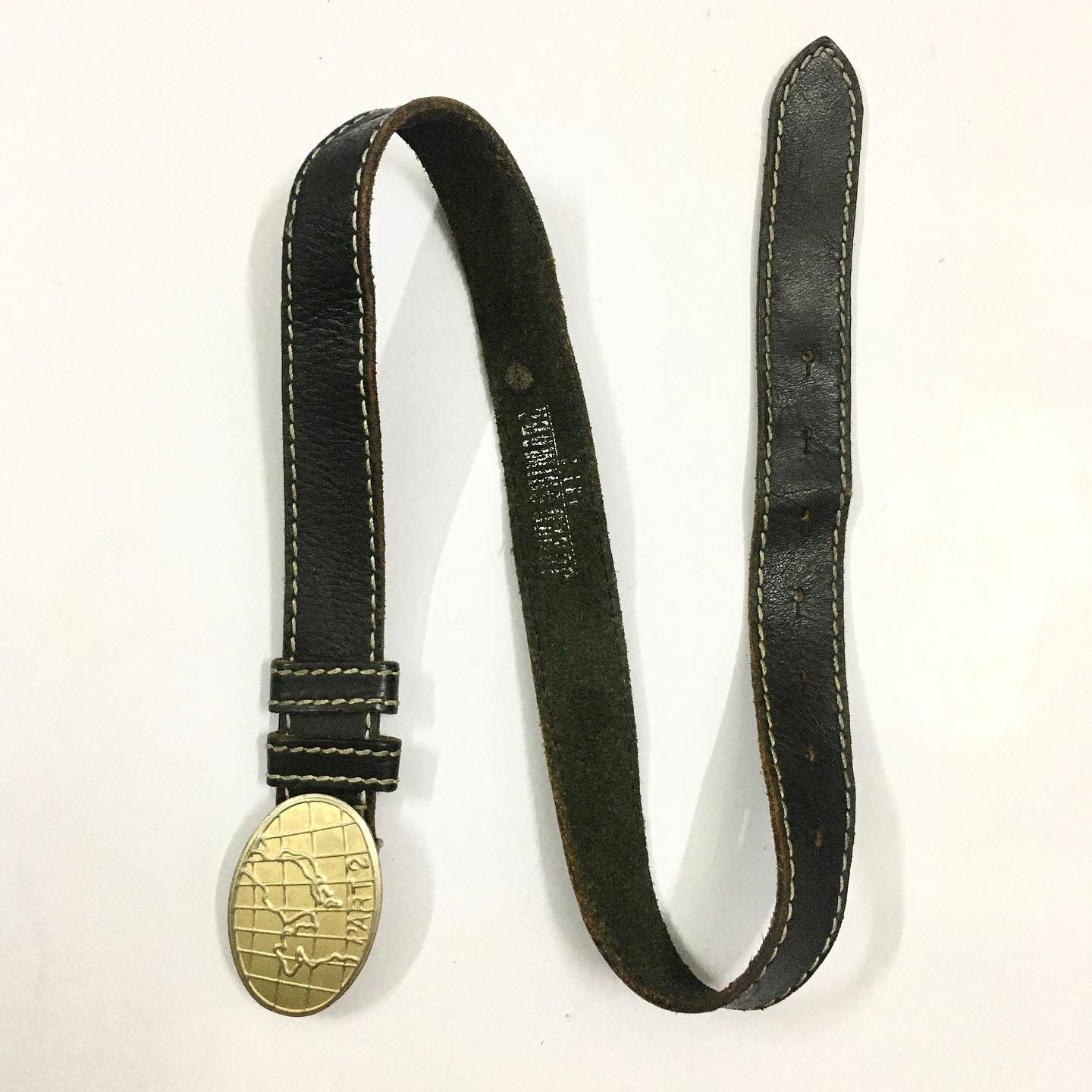 Junko Shimada Junko Shimada Part 2 Leather Buckle Belt Size ONE SIZE - 2 Thumbnail