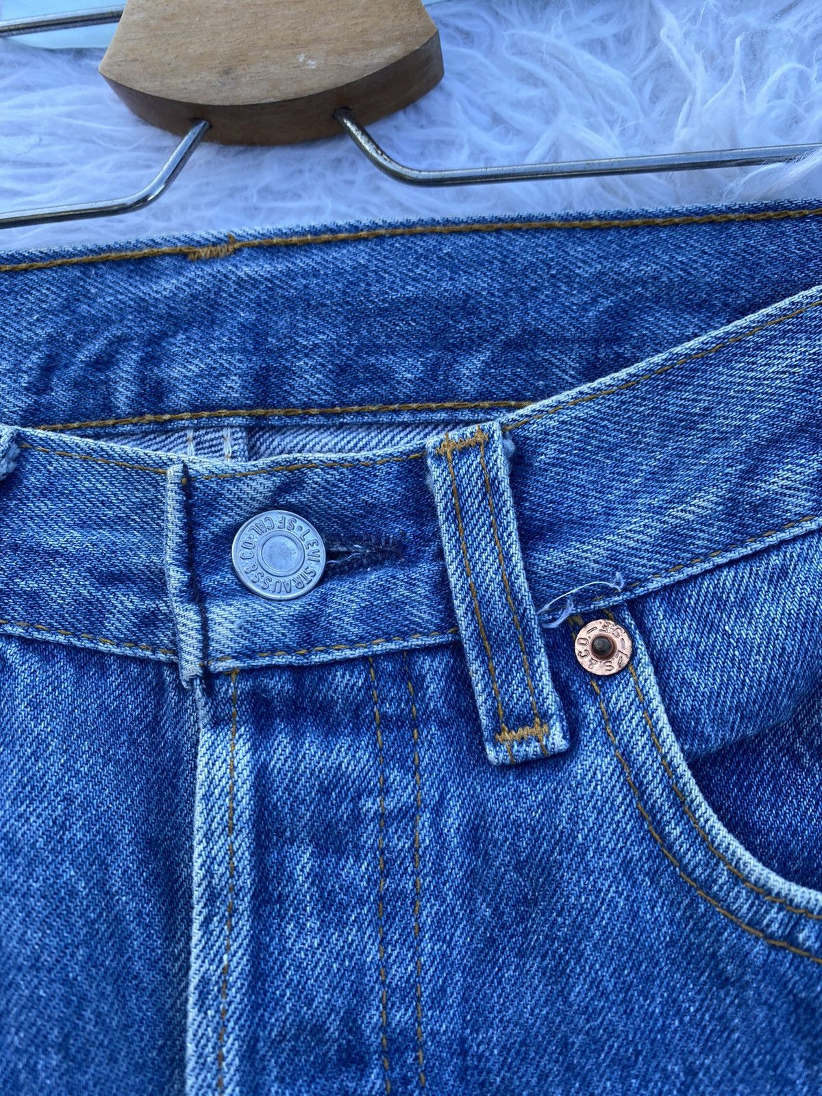 Levi's Rare Vintage Levi’s 501 Paints Splatter Denim Jeans Size US 28 / EU 44 - 10 Thumbnail