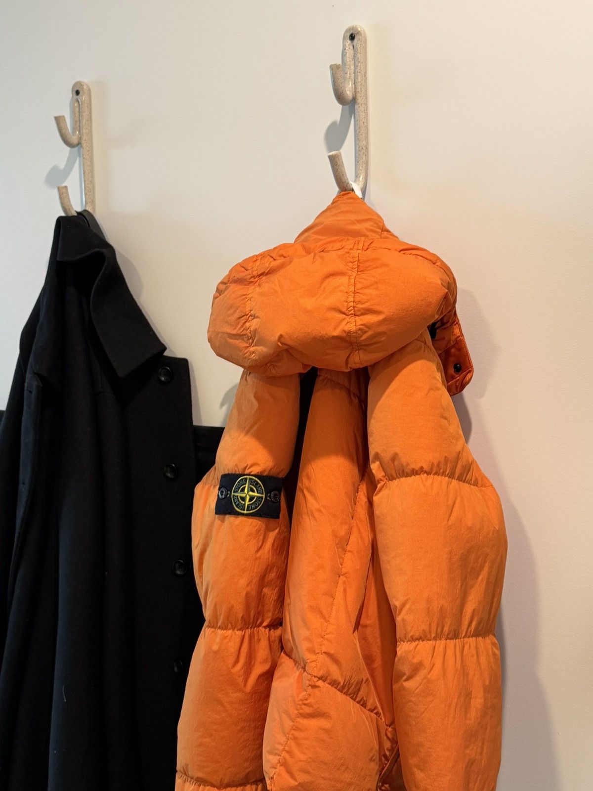 Stone Island Stone Island Orange Down Garment Dyed Crinkle Reps Jacket Size US M / EU 48-50 / 2 - 12 Thumbnail