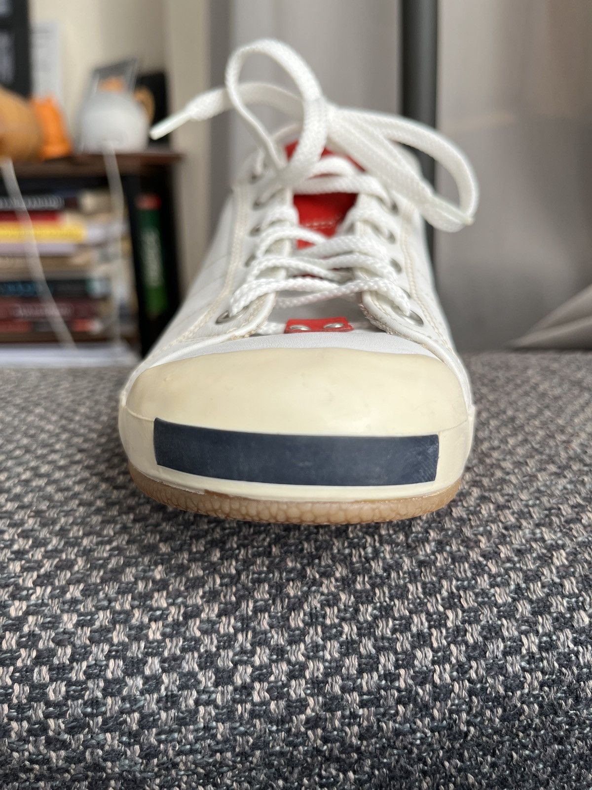 Faconnable Faconnable Made in Italy White Red Sneakers EU 40 UK 8 Size US 8 / EU 41 - 11 Thumbnail