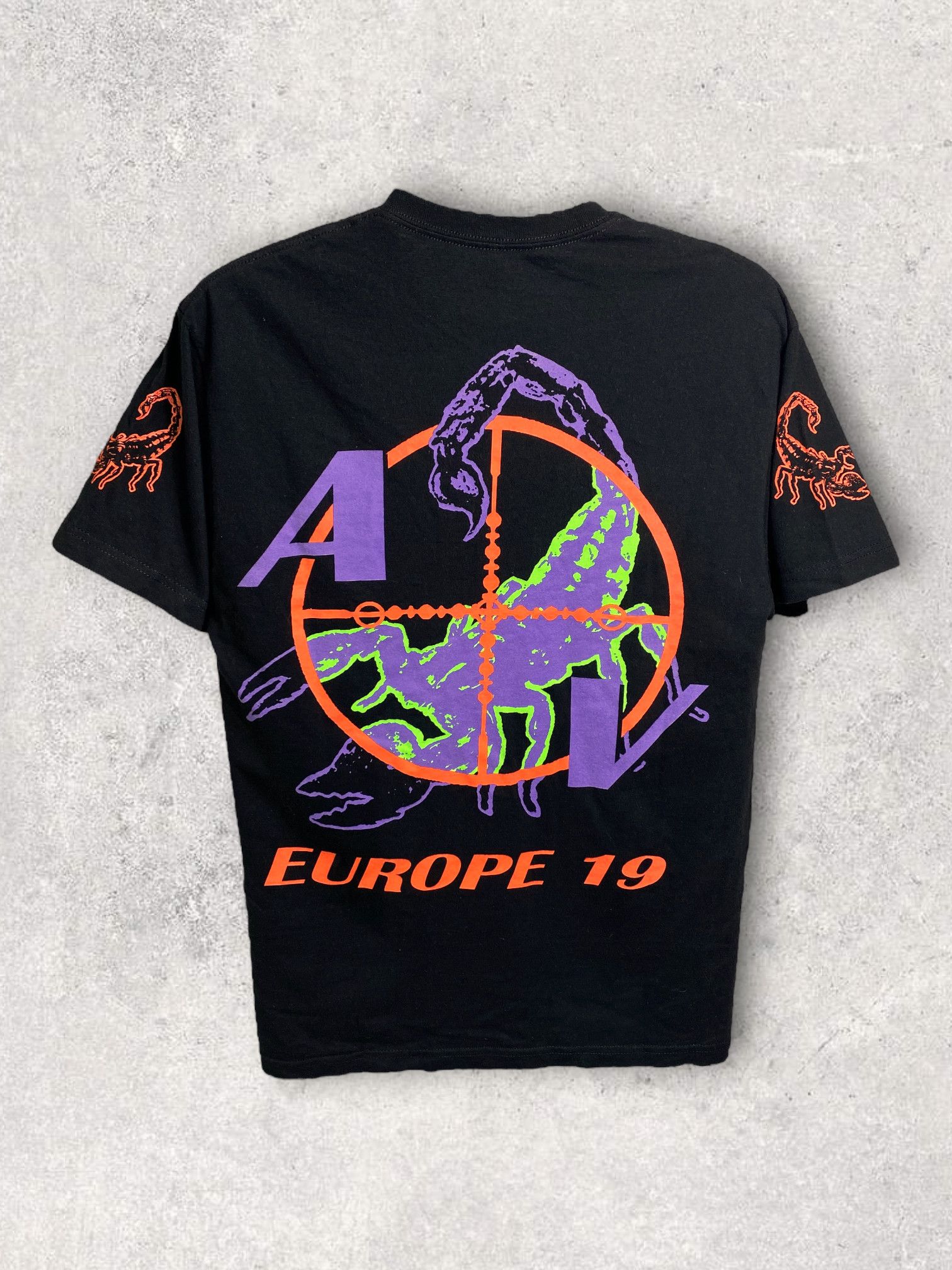 image of Drake Assassination Vacation Tour Nocta Clb Ovo Tee Europe in Black, Men's (Size Medium)