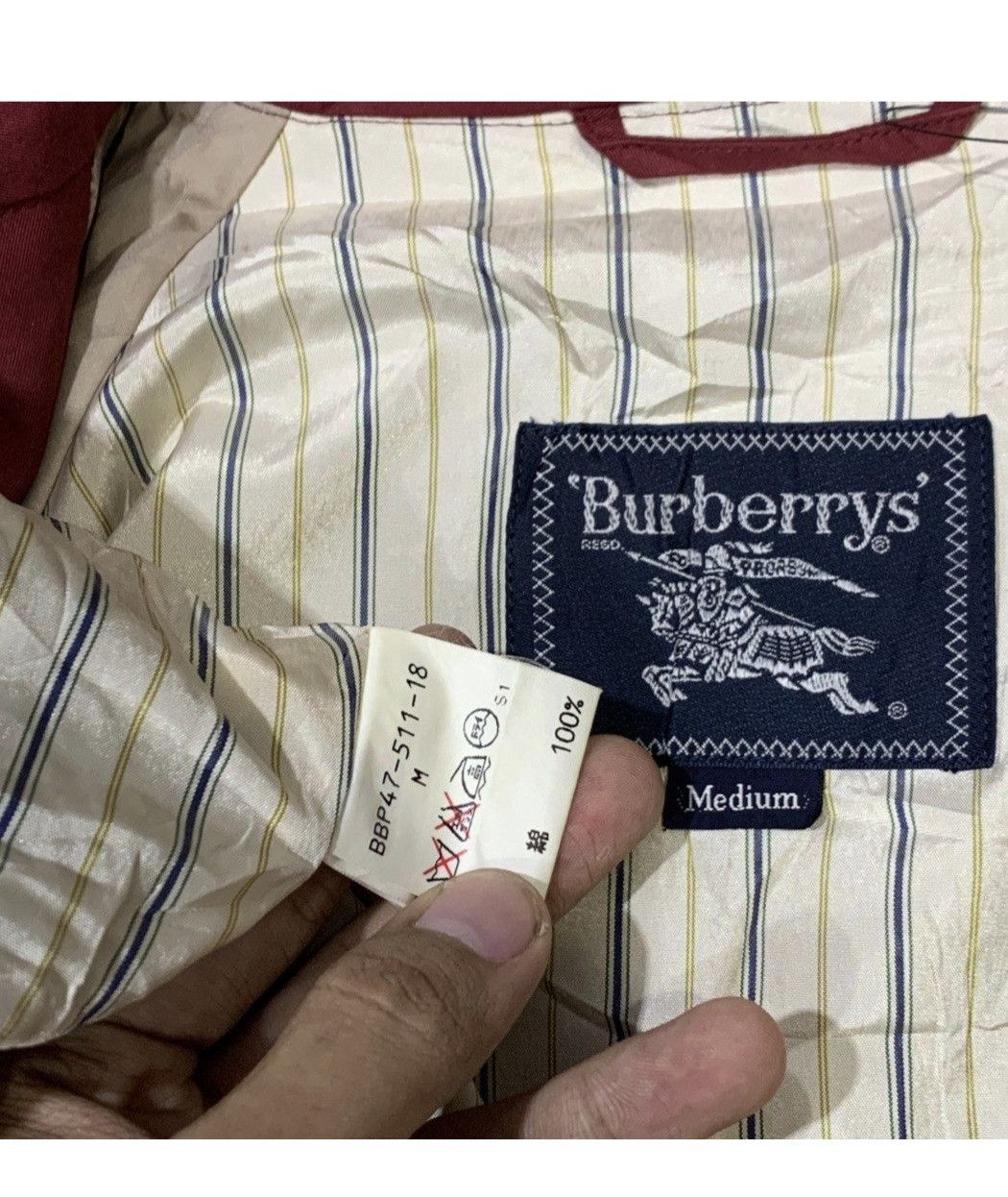 Burberry 🔥Rare Vintage Burberry's prorsum Check Jacket Size US M / EU 48-50 / 2 - 9 Thumbnail