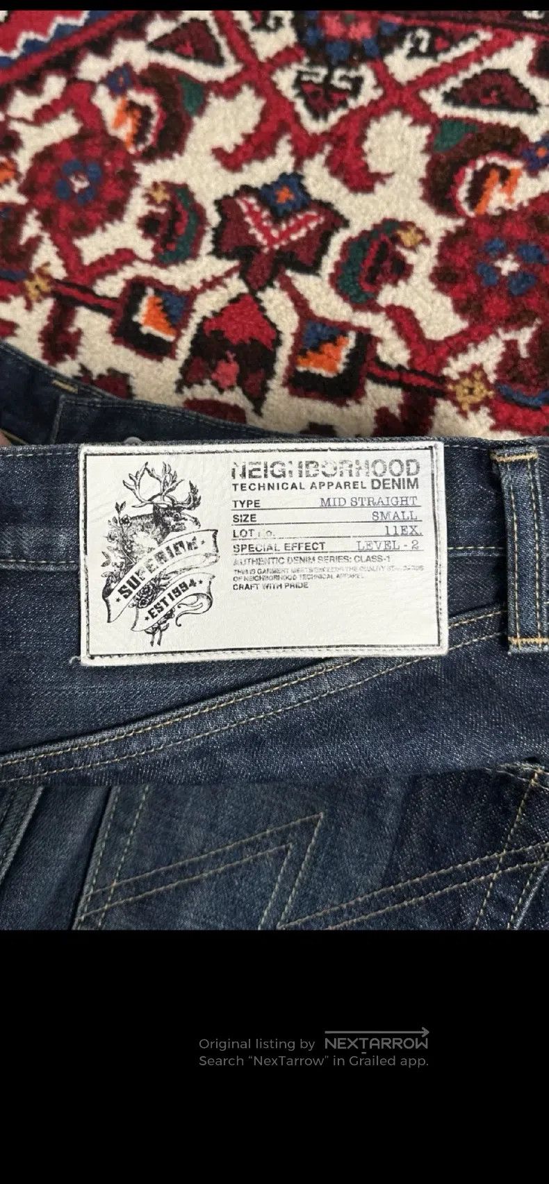 Neighborhood Neighborhood size S Washed Denim Pants Size US 27 - 5 Thumbnail