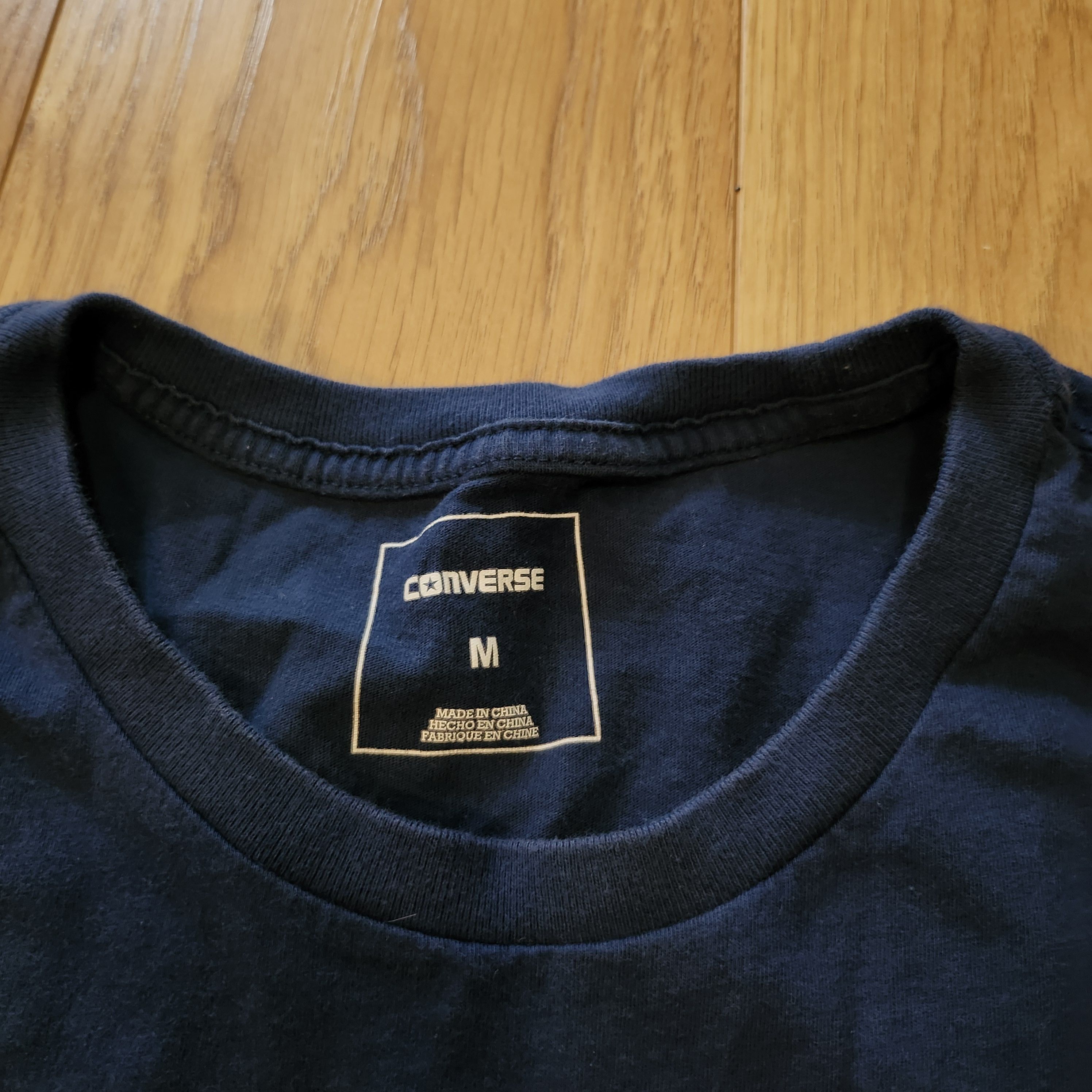 Converse Converse Navy Blue Logo Tee Size US M / EU 48-50 / 2 - 3 Thumbnail