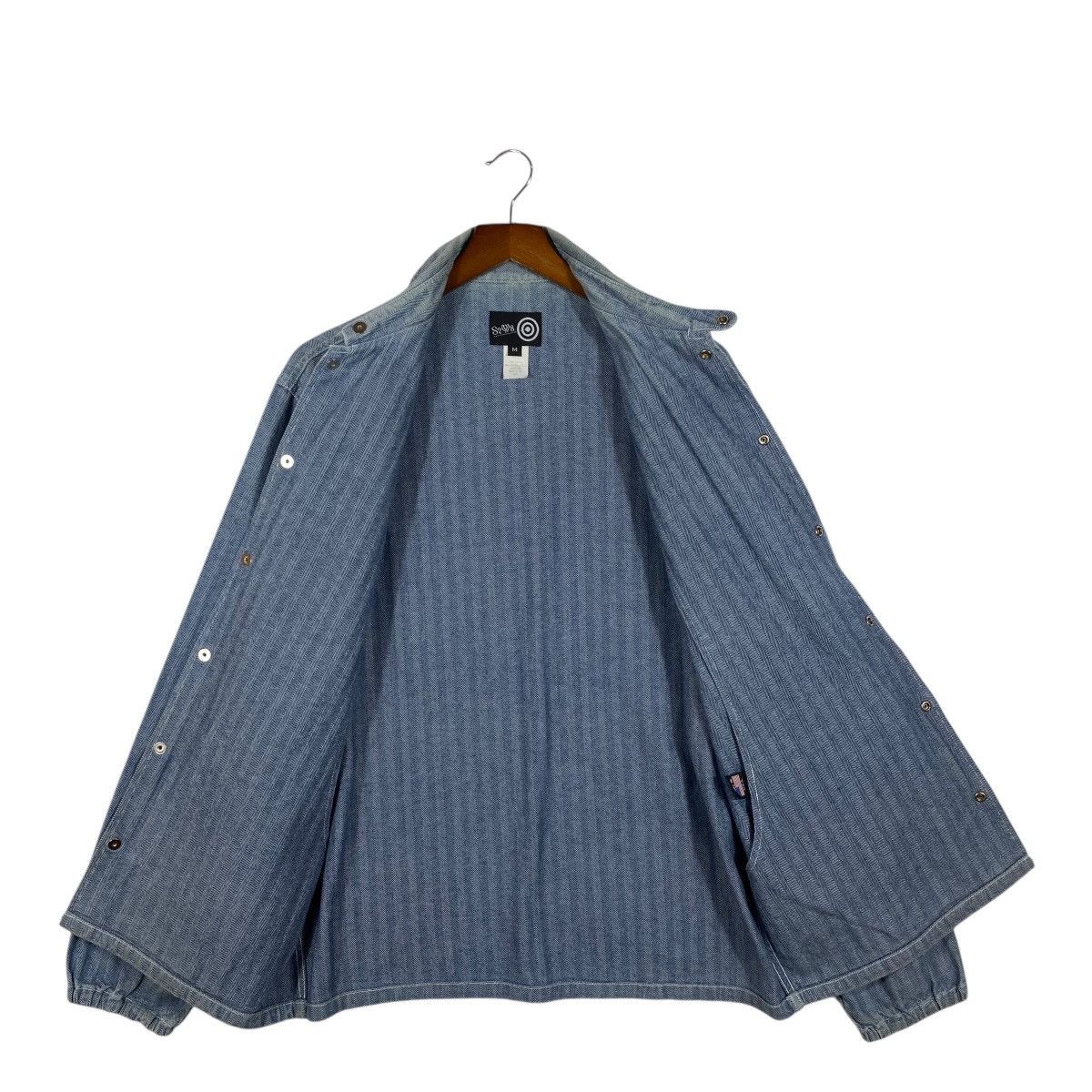 South2 West8 South2 West8 HBT Coach Jacket Blue Herringbone Twill Denim Size US M / EU 48-50 / 2 - 8 Thumbnail