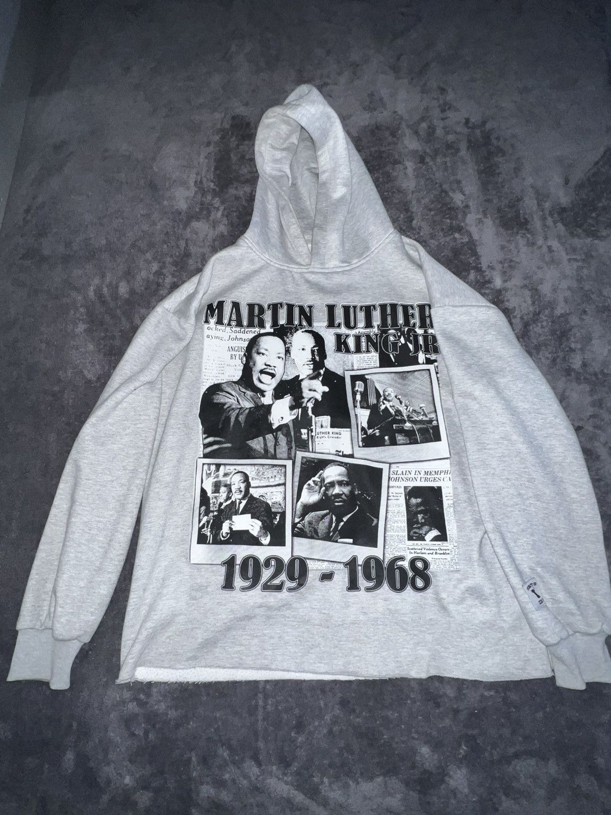 Vintage MLK Icon studios hoodie Size US XL / EU 56 / 4 - 1 Thumbnail