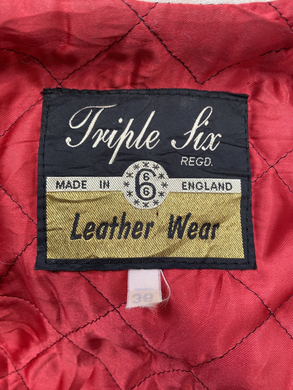Vintage Triple 6- 666- Double Rider Leather Jacket Size US S / EU 44-46 / 1 - 21 Thumbnail