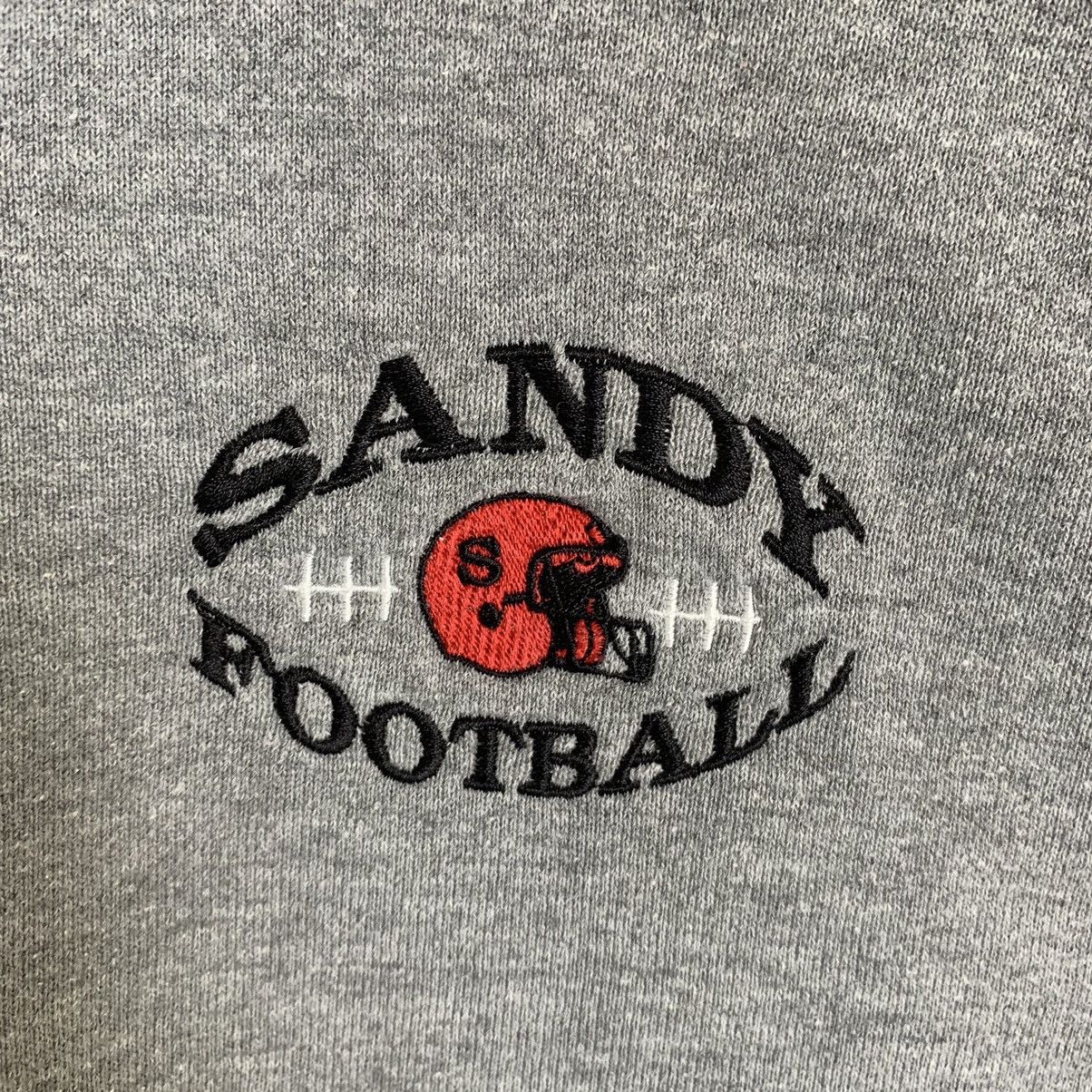 NFL × Vintage Vintage 90s Sportwear Sandy Football Back Print Hulf Zip Size US M / EU 48-50 / 2 - 4 Thumbnail