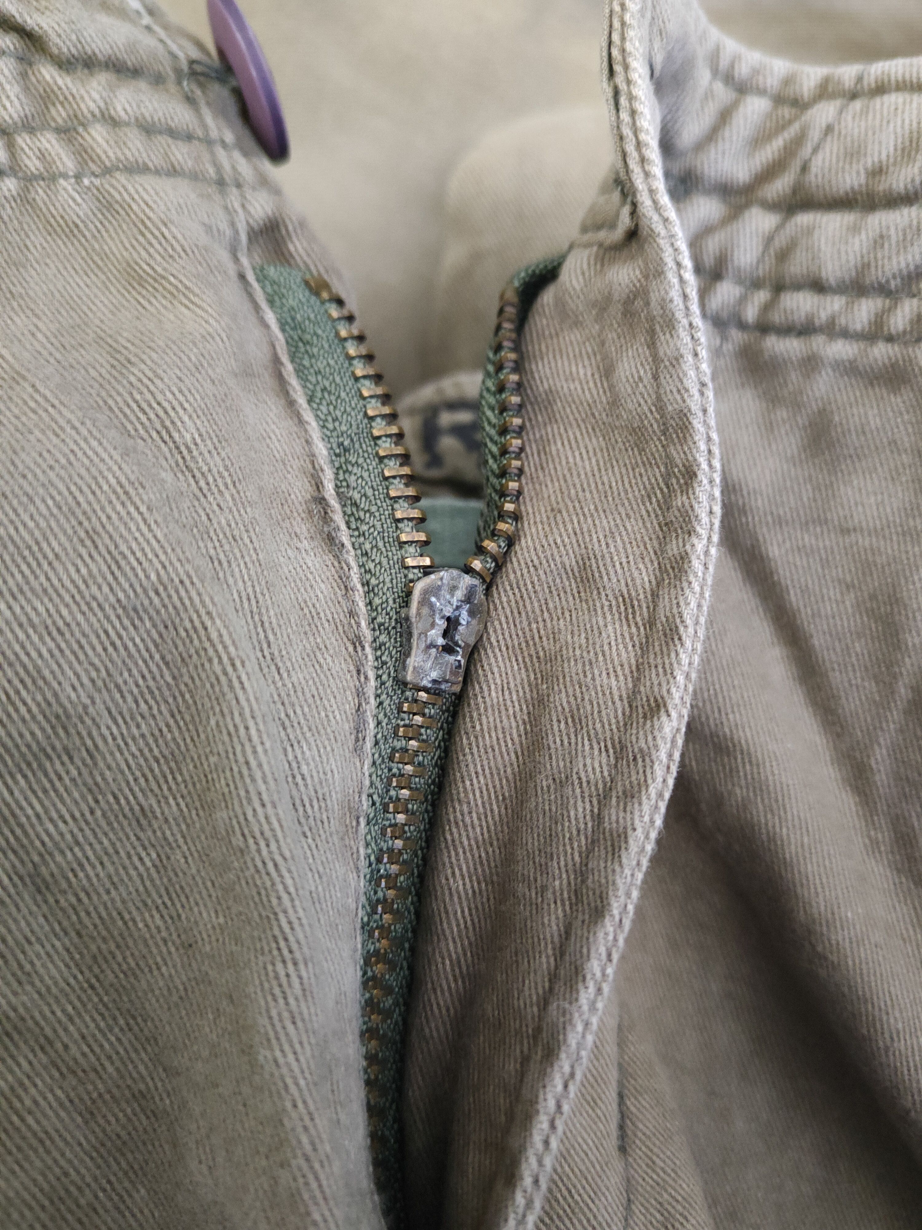 Japanese Brand DL SOHC Olive Faded Multipocket Tactical Cargo Pants #1365 Size US 29 - 12 Thumbnail