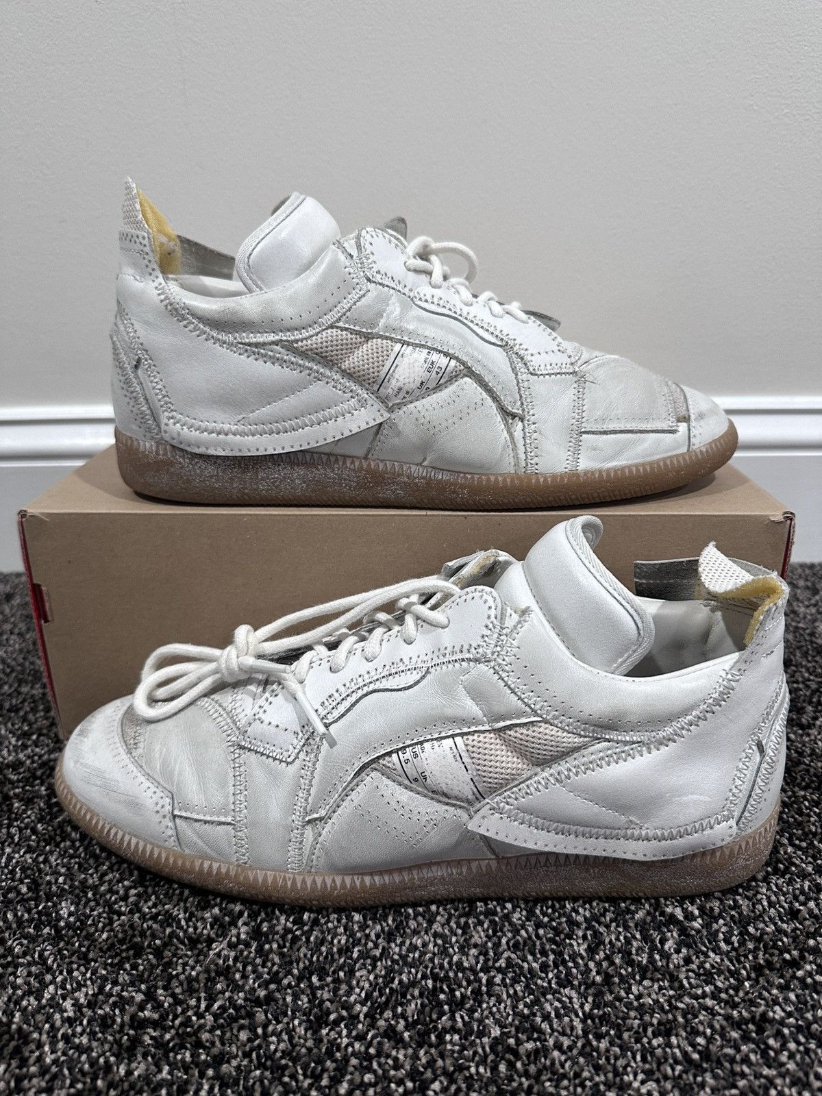 Maison Margiela Maison Margiela Patchwork Limited Edition Deconstructed GATs Size US 10 / EU 43 - 1 Thumbnail