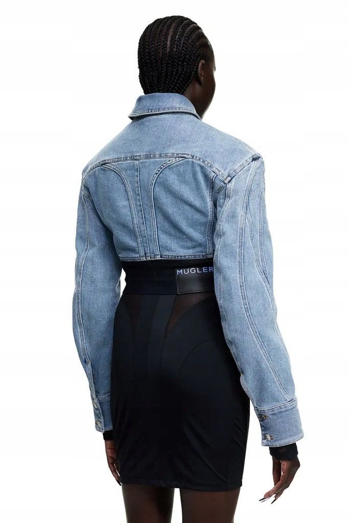 Mugler Mugler x H&M Women’s Denim Jacket Size S Size S / US 4 / IT 40 - 13 Thumbnail
