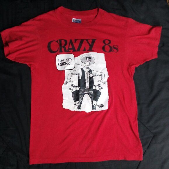Band Tees Vintage Crazy 8s Law And Order Jack Ohman Oregon Ska T-Shirt Size US M / EU 48-50 / 2 - 2 Thumbnail