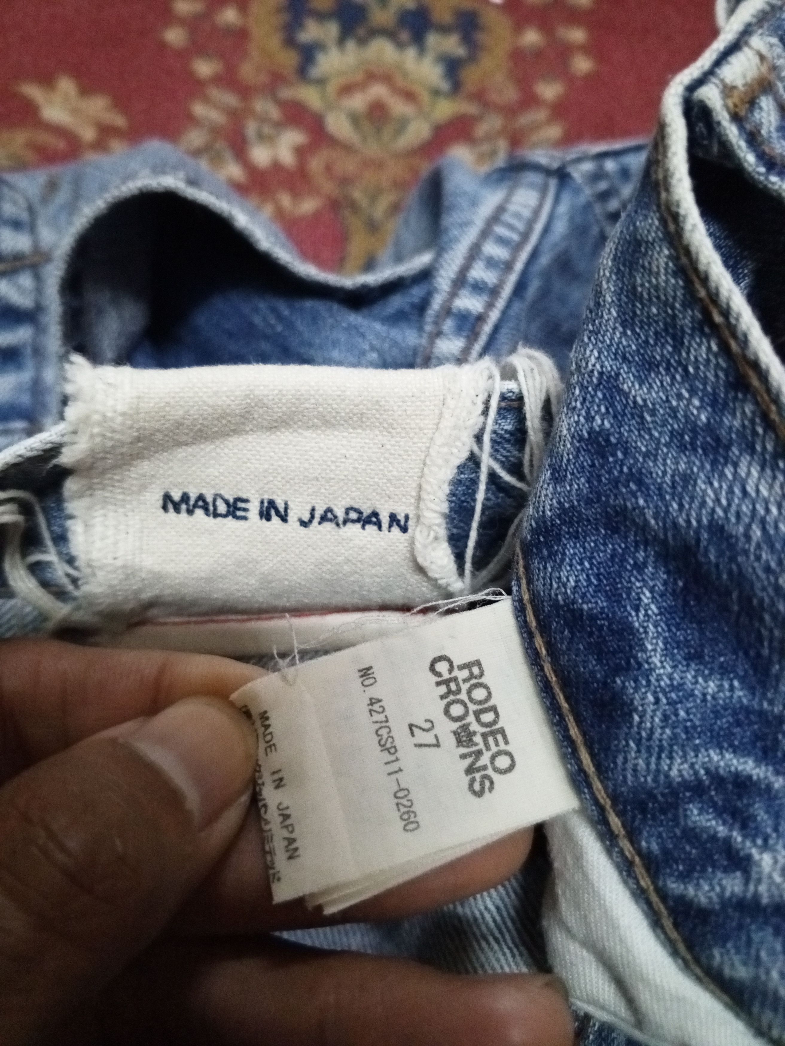 Japanese Brand RODEO CROWNS JEANS BLUE JAPAN Size US 30 / EU 46 - 10 Thumbnail