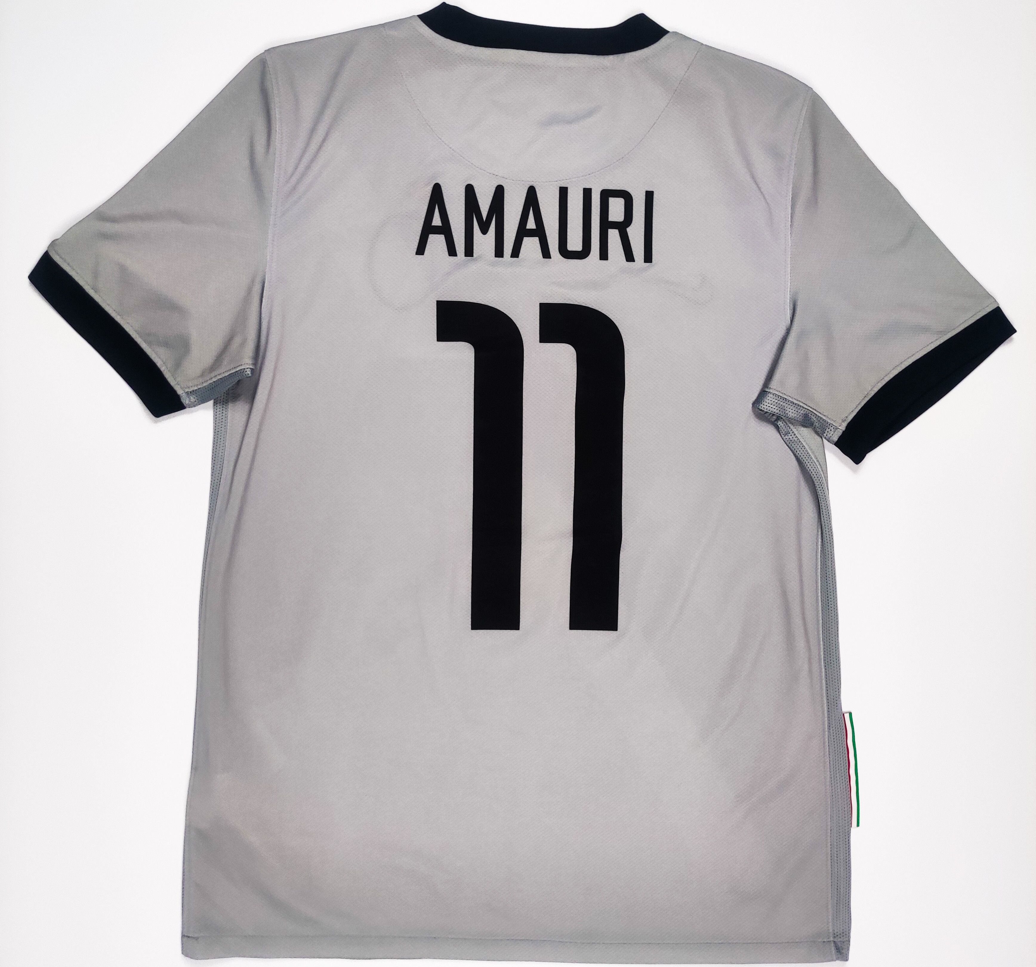 Nike Amauri #11 Juventus FC 2009 2010 Nike Away Shirt Kit Jersey Size US S / EU 44-46 / 1 - 2 Thumbnail