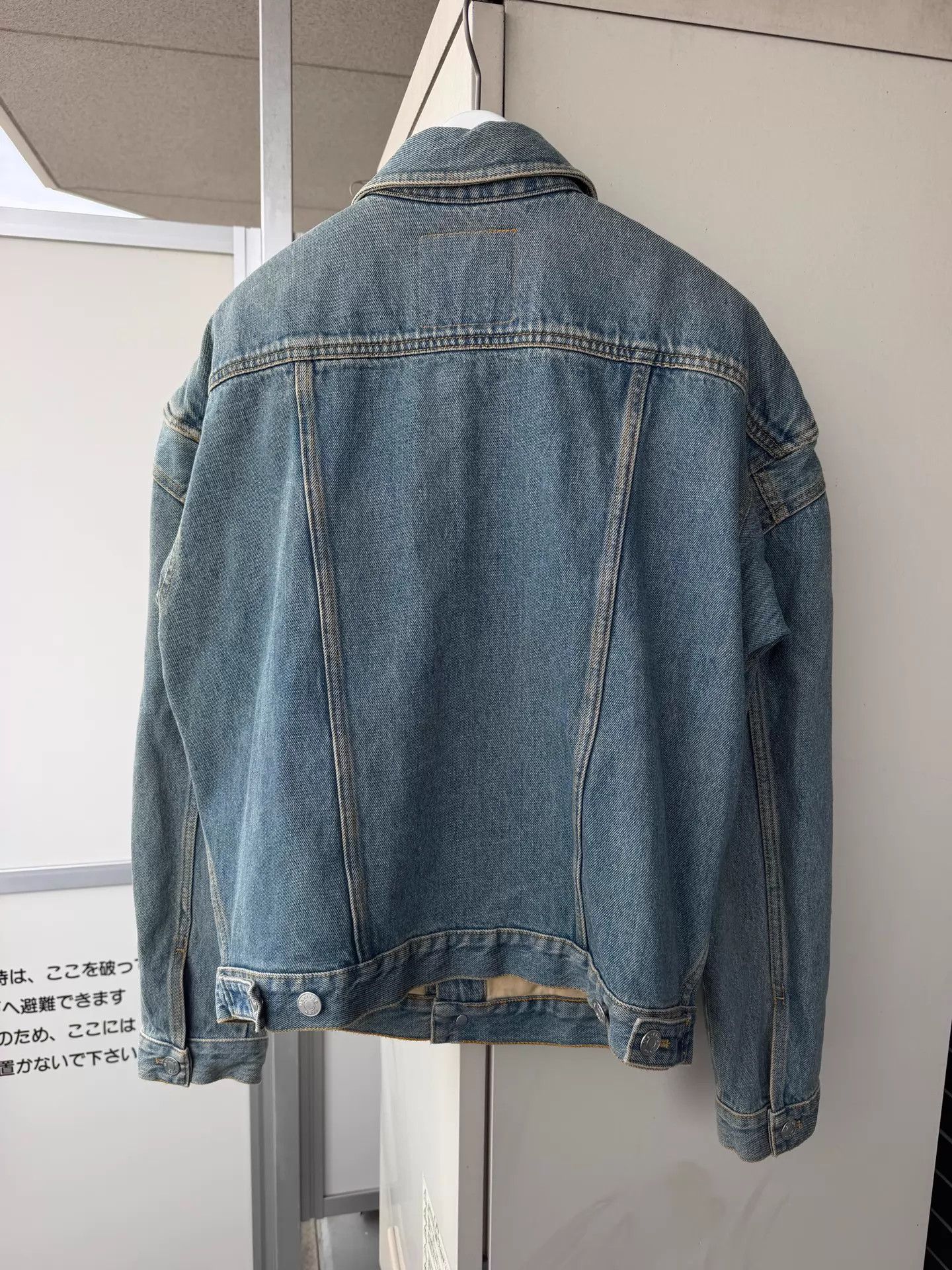Martine Rose Martine Rose 20ss Popeye Denim Jacket w/ Shoulder Pads S Size US S / EU 44-46 / 1 - 6 Thumbnail