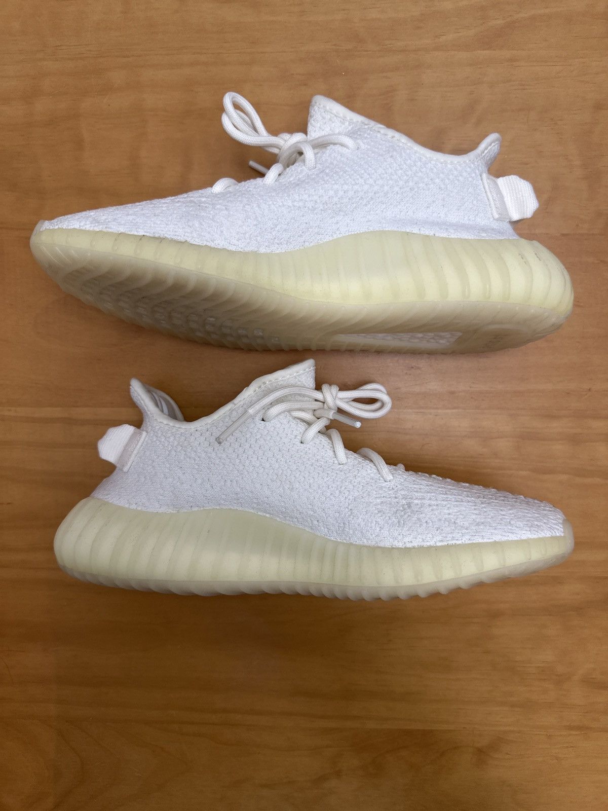 Adidas Adidas Yeezy Boost 350 V2 Triple White ‘Cream’ Size US 7 / IT 37 - 3 Thumbnail