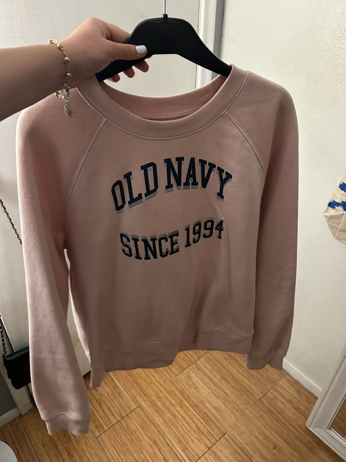 Old Navy Pink Old Navy Sweatshirt Size S / US 4 / IT 40 - 1 Thumbnail