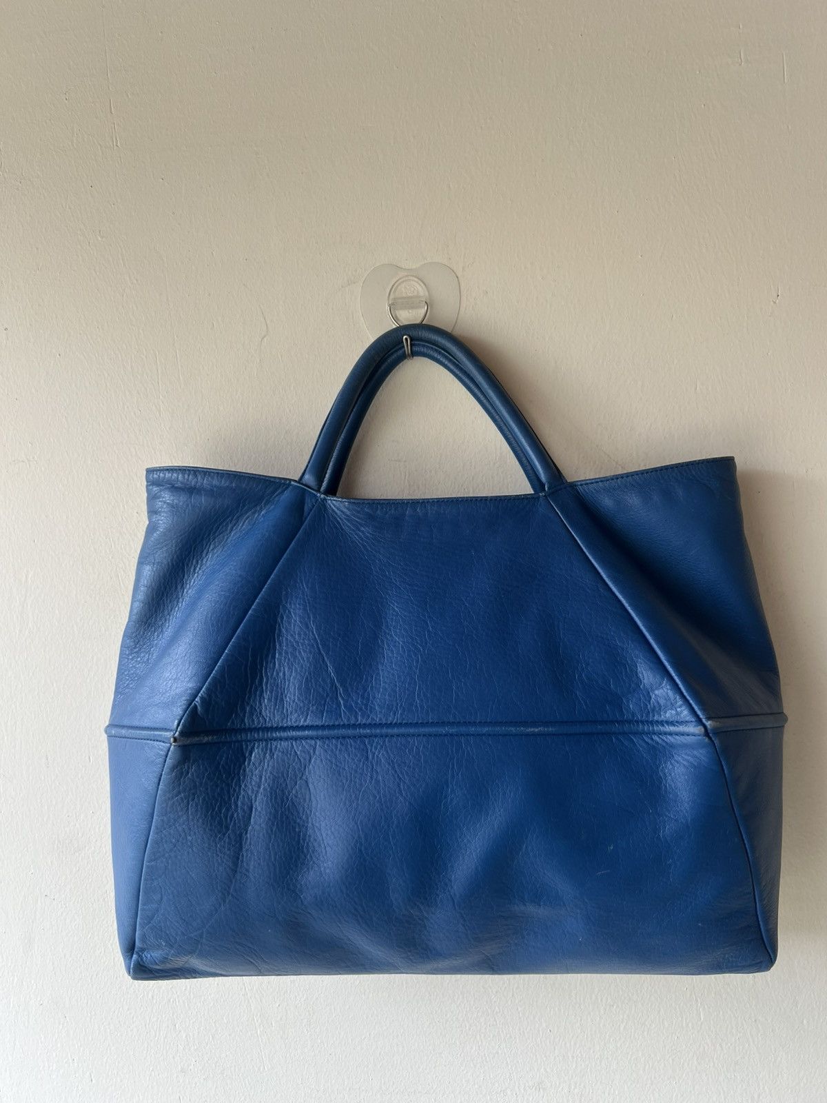 Leather Vintage 2000s Y2K Yohji Yamamoto Y’saccs All Leather Bag Size ONE SIZE - 21 Thumbnail