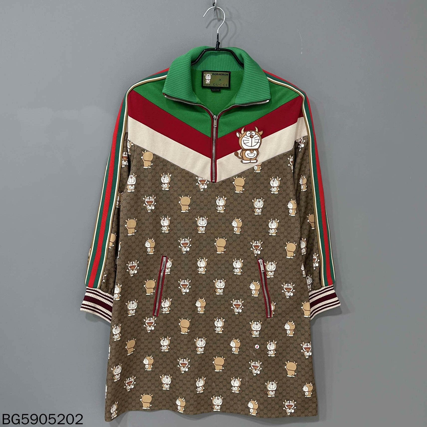Gucci Gucci Doraemon Print Stripe Dress Size S / US 4 / IT 40 - 1 Thumbnail