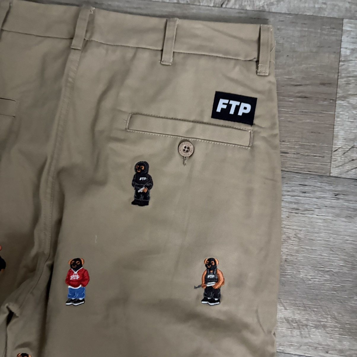Fuck The Population Ftp Bear Chino Pants Size US 34 / EU 50 - 7 Thumbnail