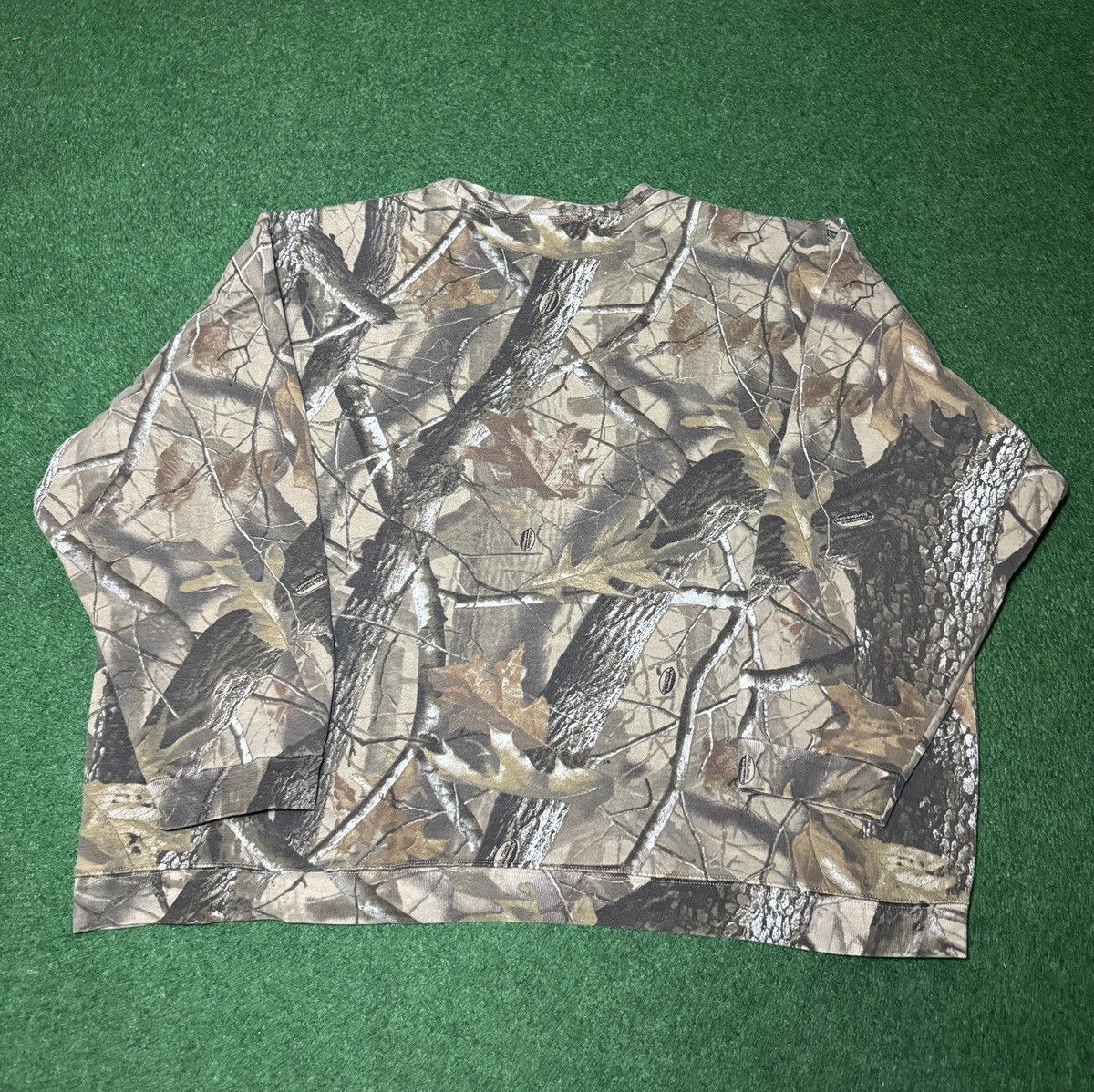 Realtree Y2K Realtree Camo Hip Hop Hunting 3XL Boxy Baggy Sweatshirt Size US XXL / EU 58 / 5 - 2 Thumbnail