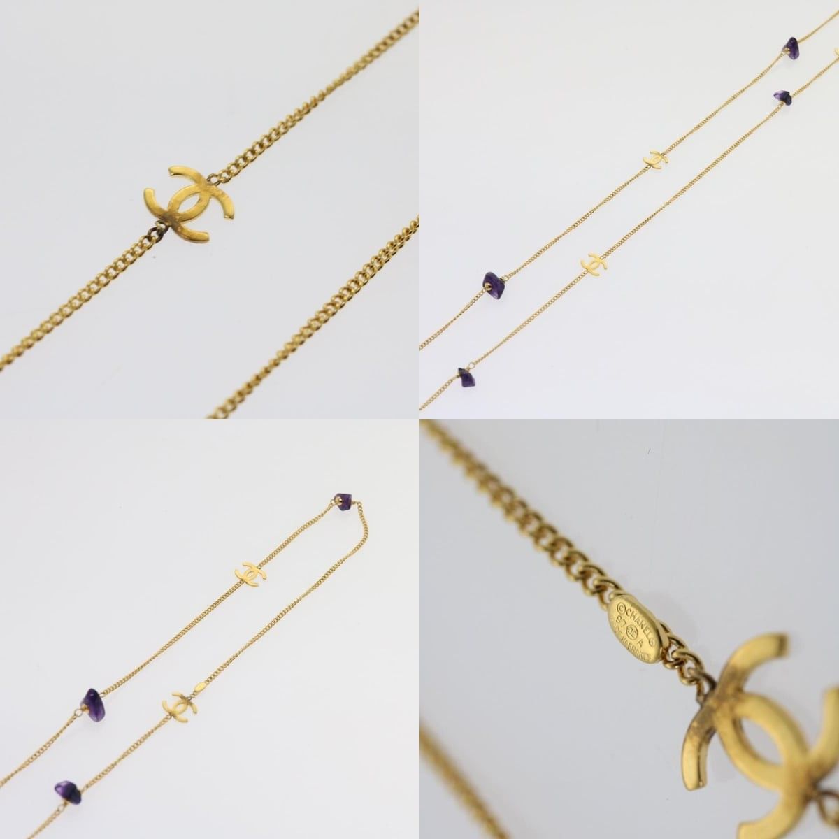Chanel Chanel Coco Mark Stone Necklace Size ONE SIZE - 3 Thumbnail