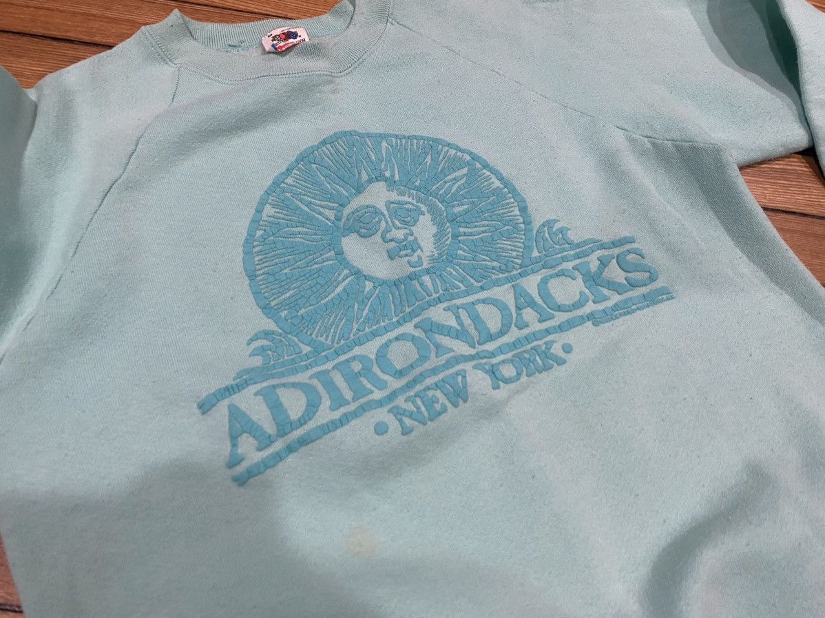 Fruit Of The Loom × Vintage 1989 Adirondacks crewneck sweeter M Size US M / EU 48-50 / 2 - 2 Thumbnail