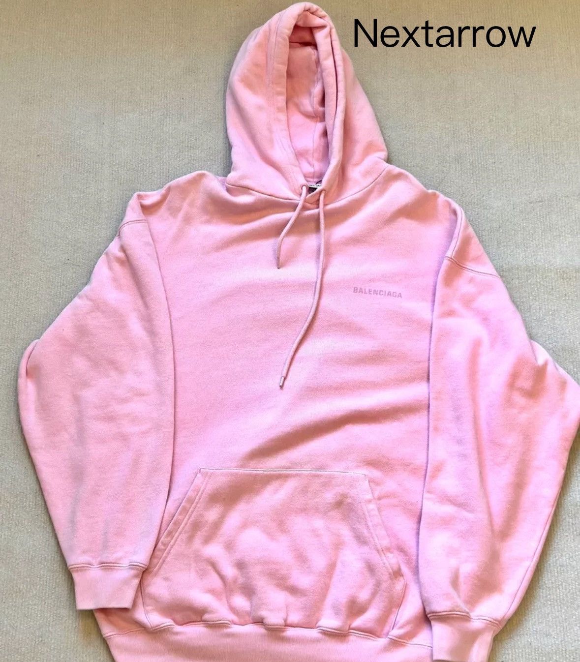 Balenciaga Balenciaga Pink Embroidered Letter Hoodie2412-Nextarrow Size US XS / EU 42 / 0 - 1 Thumbnail