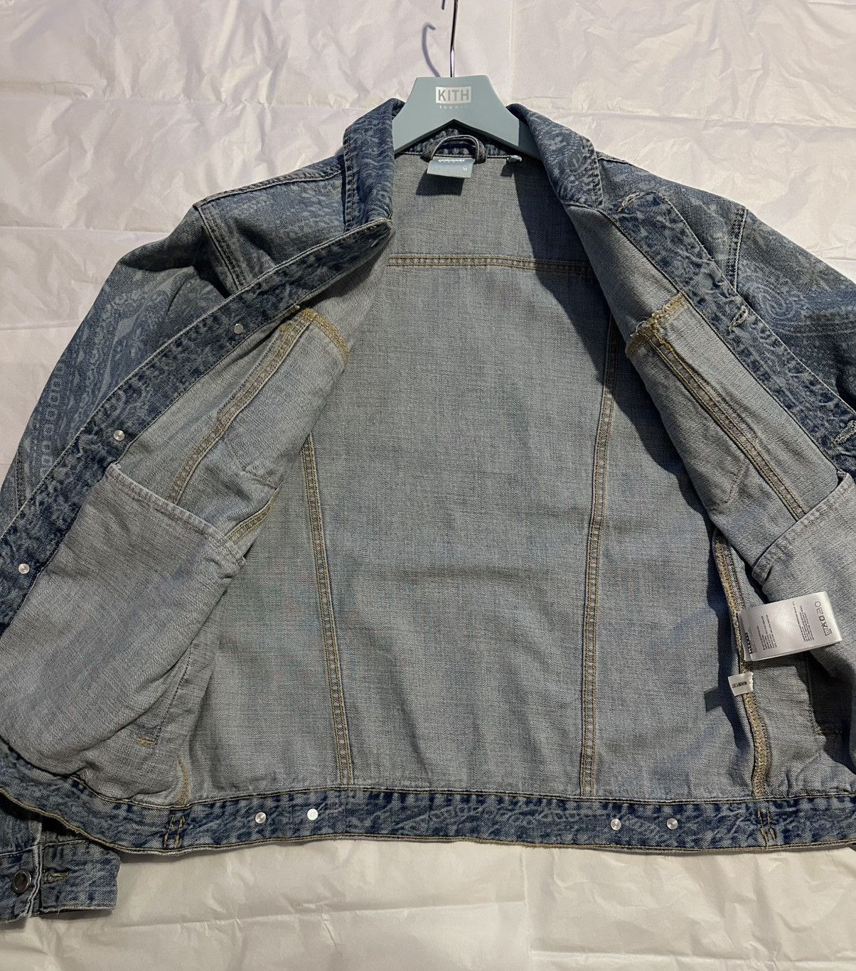 ジャケット・アウター M,A KITH Laight Denim Jacket Summit Kith Laight Denim Jacket Summit - FW 2021