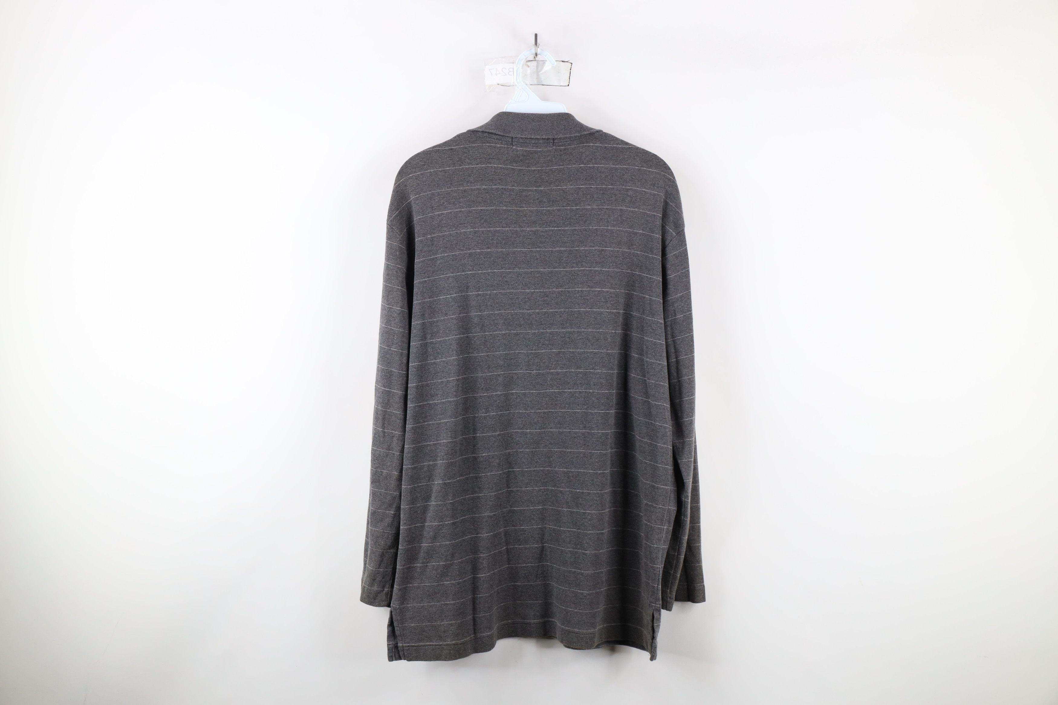 Ralph Lauren × Vintage Vintage 90s Ralph Lauren Striped Knit Long Sleeve Rugby Polo Size US M / EU 48-50 / 2 - 11 Thumbnail