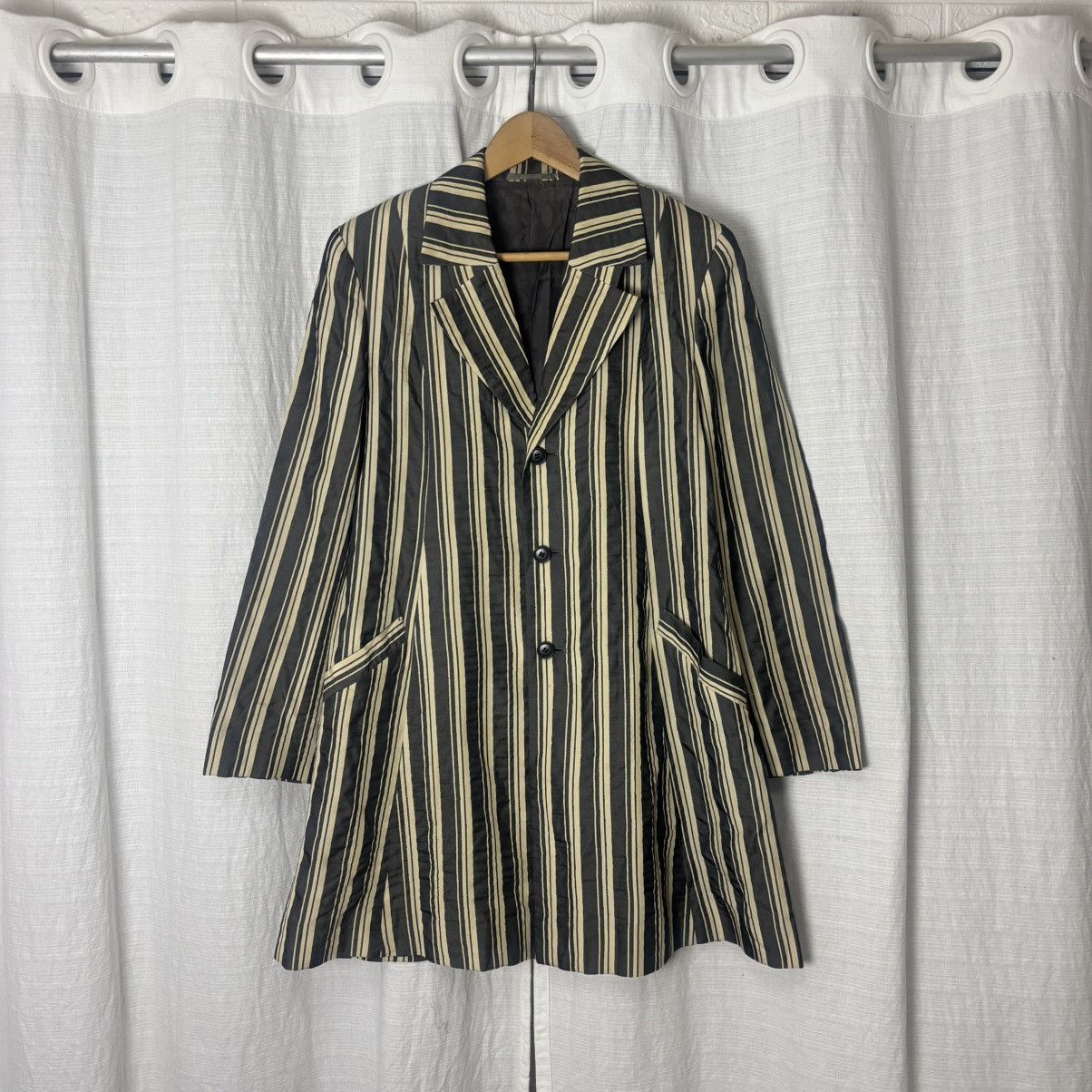 Yohji Yamamoto y's bis yohji yamamoto striped blazer Size US M / EU 48-50 / 2 - 1 Thumbnail