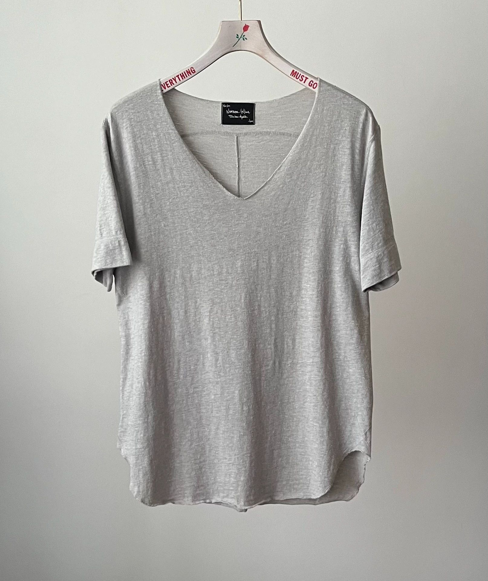 Number (N)ine Number (N)ine 09SS Light Gray Tee Size US M / EU 48-50 / 2 - 1 Thumbnail