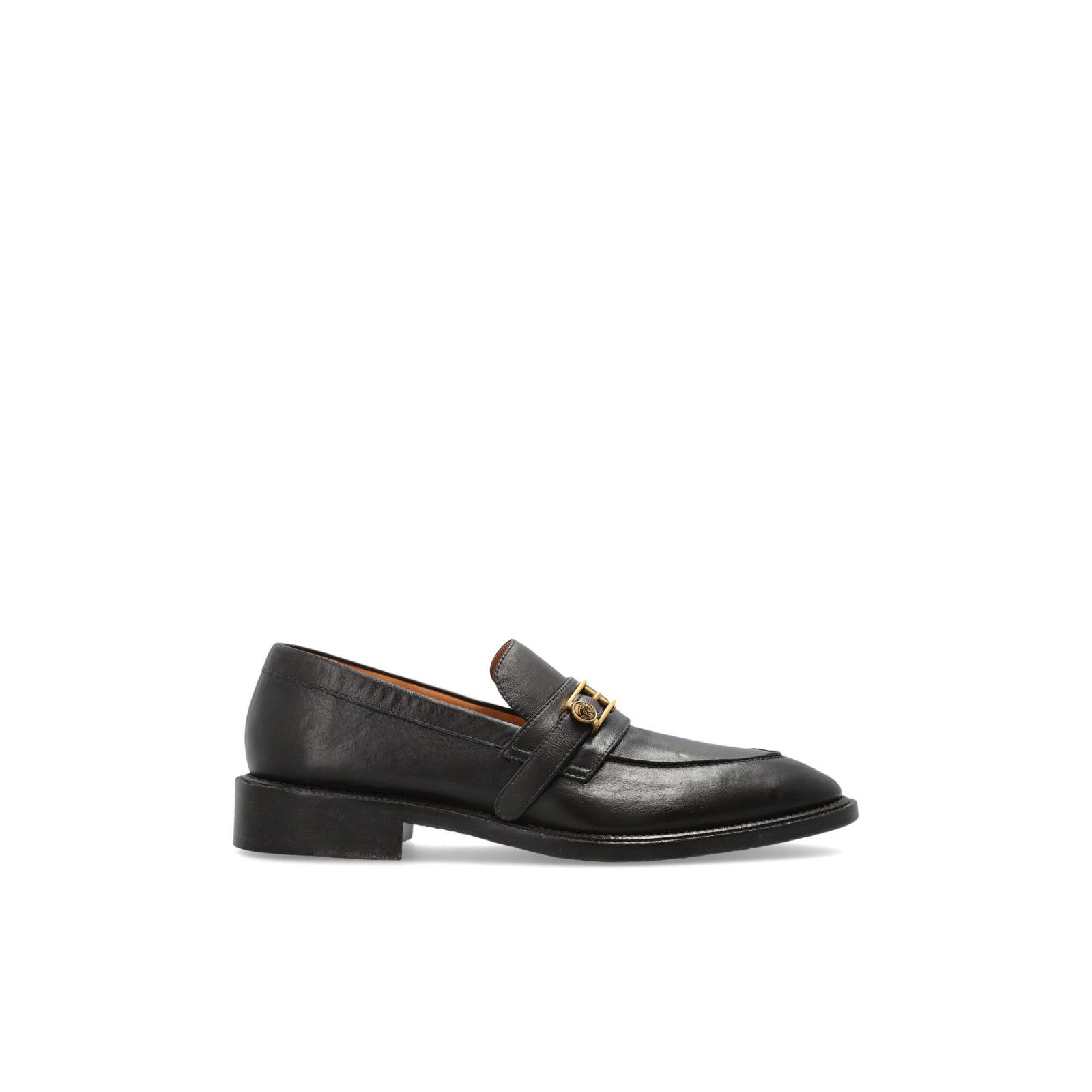 Versace VERSACE Brown Leather Loafers New & Authentic (Men's size:US Size US 10.5 / EU 43-44 - 1 Thumbnail