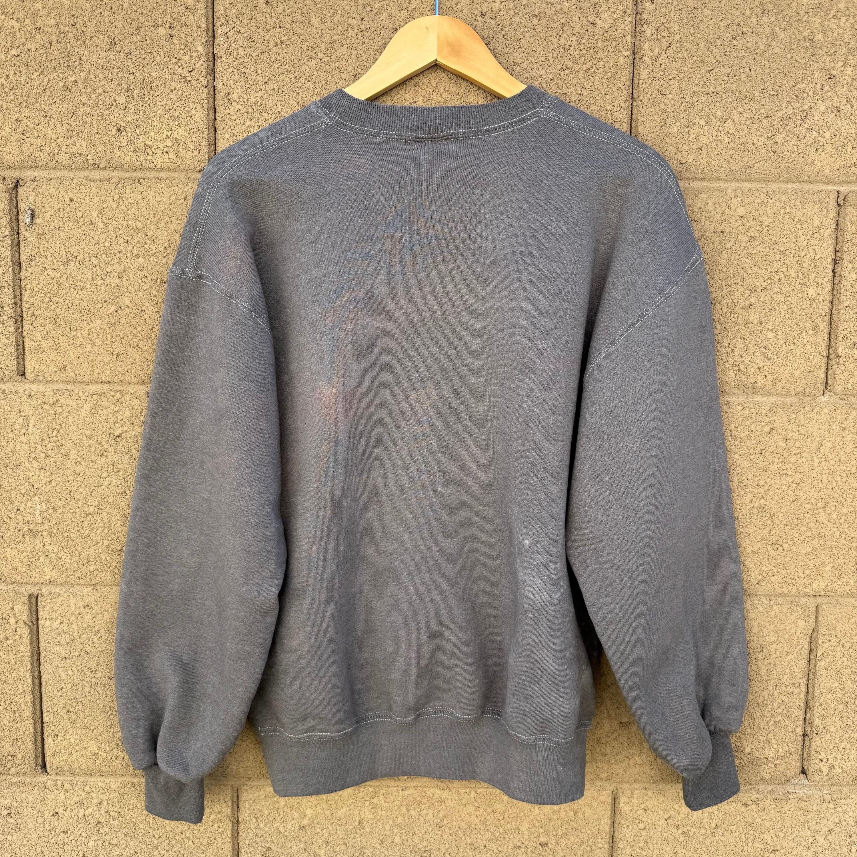 Russell Athletic 90's Russell Athletic Faded Overdyed Crewneck Sweatshirt Size US M / EU 48-50 / 2 - 2 Thumbnail