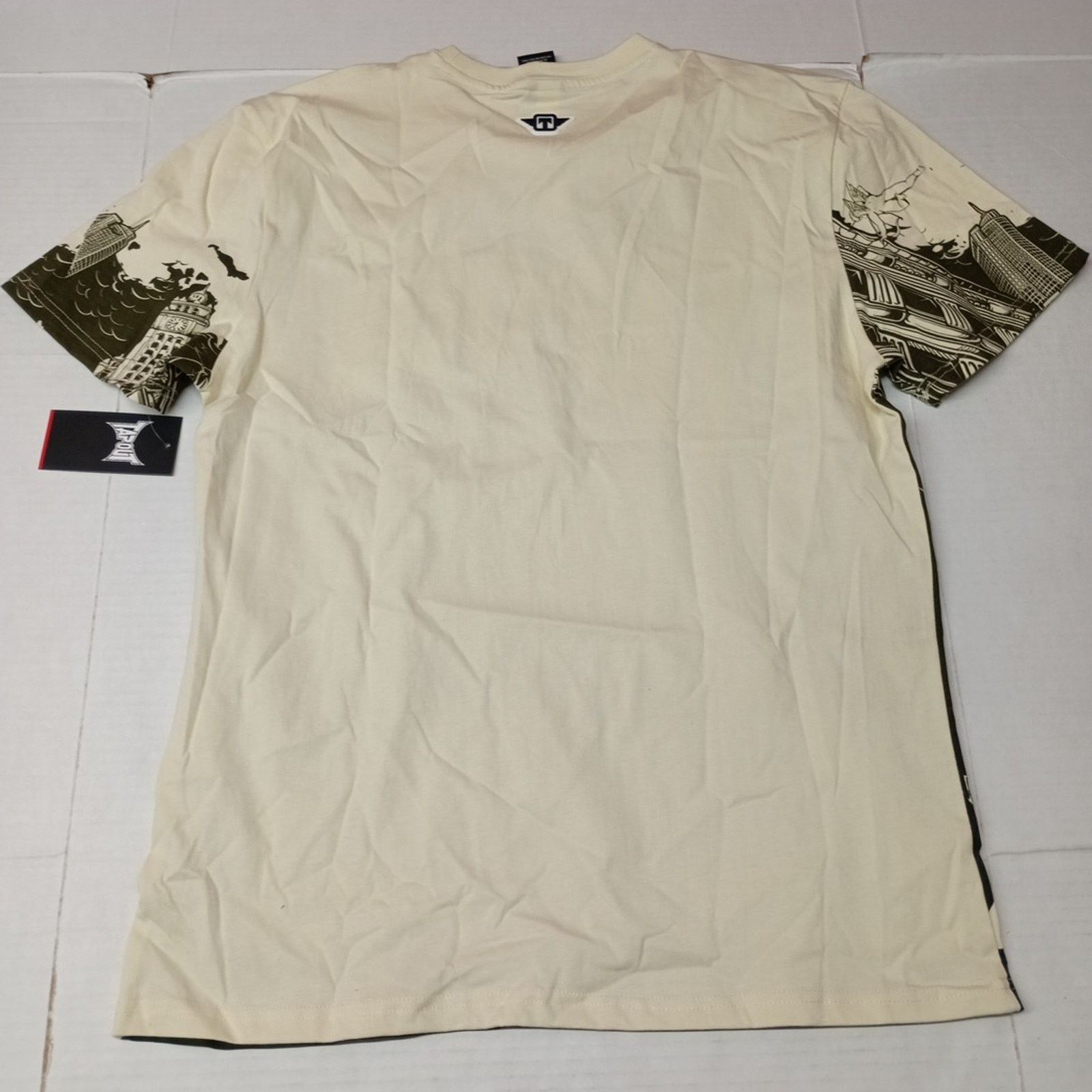 Tapout Tapout NWT Men’s AOP MMA Shirt Cotton Size 2XL Olive Cream Size US XXL / EU 58 / 5 - 6 Thumbnail