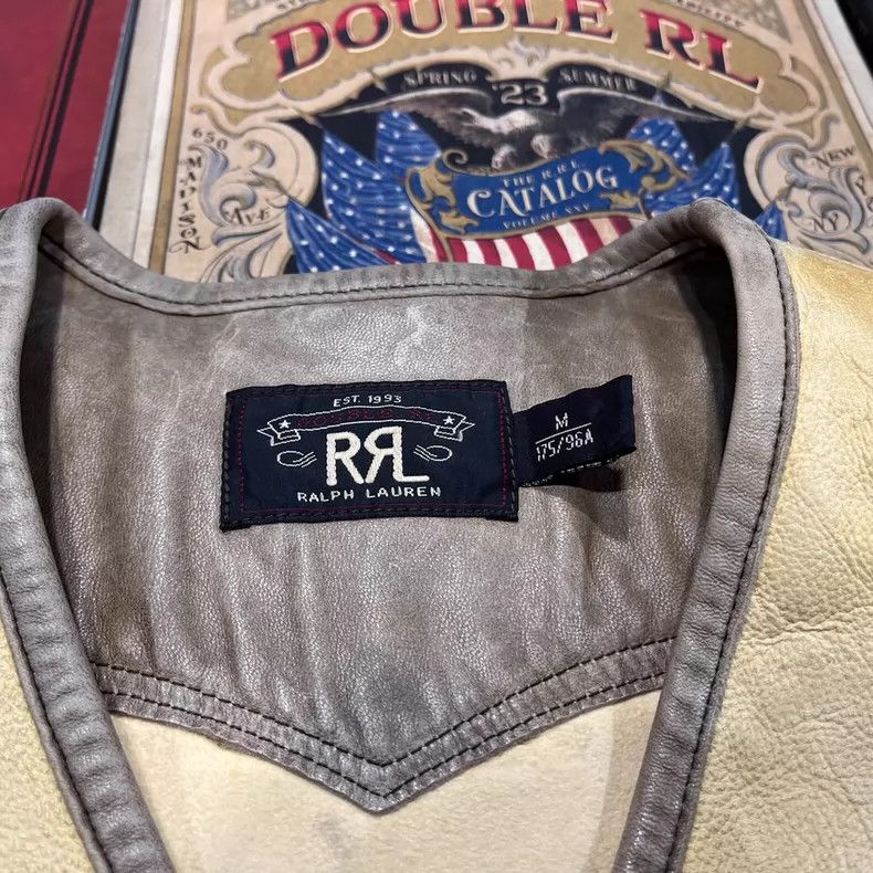 RRL Ralph Lauren RRL Ralph Lauren Make old tassel leather vest Size US M / EU 48-50 / 2 - 3 Thumbnail