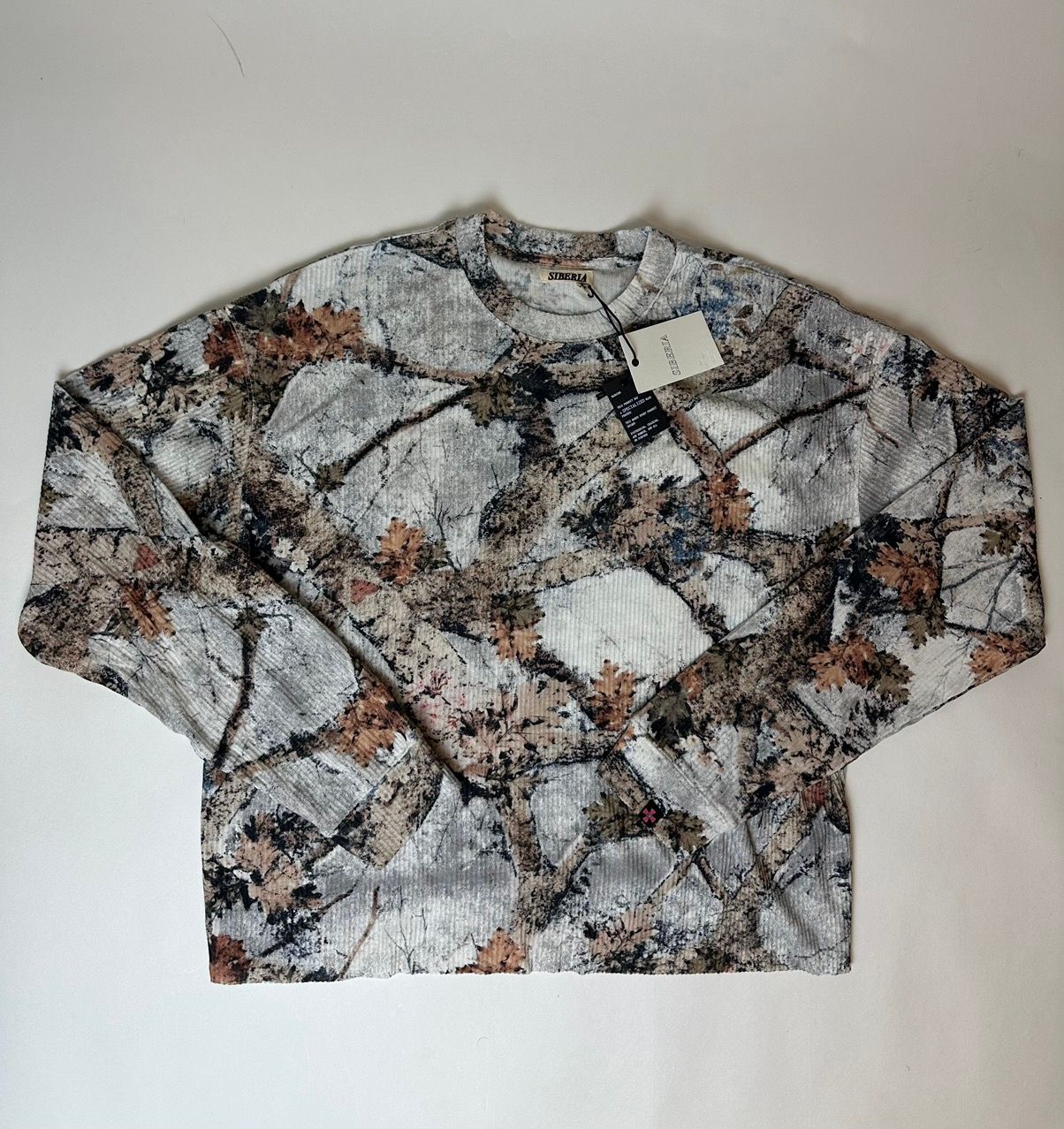 Pre-owned Siberia Hills Real Tree Snow Camo Thermal Long Sleeve In Realtree