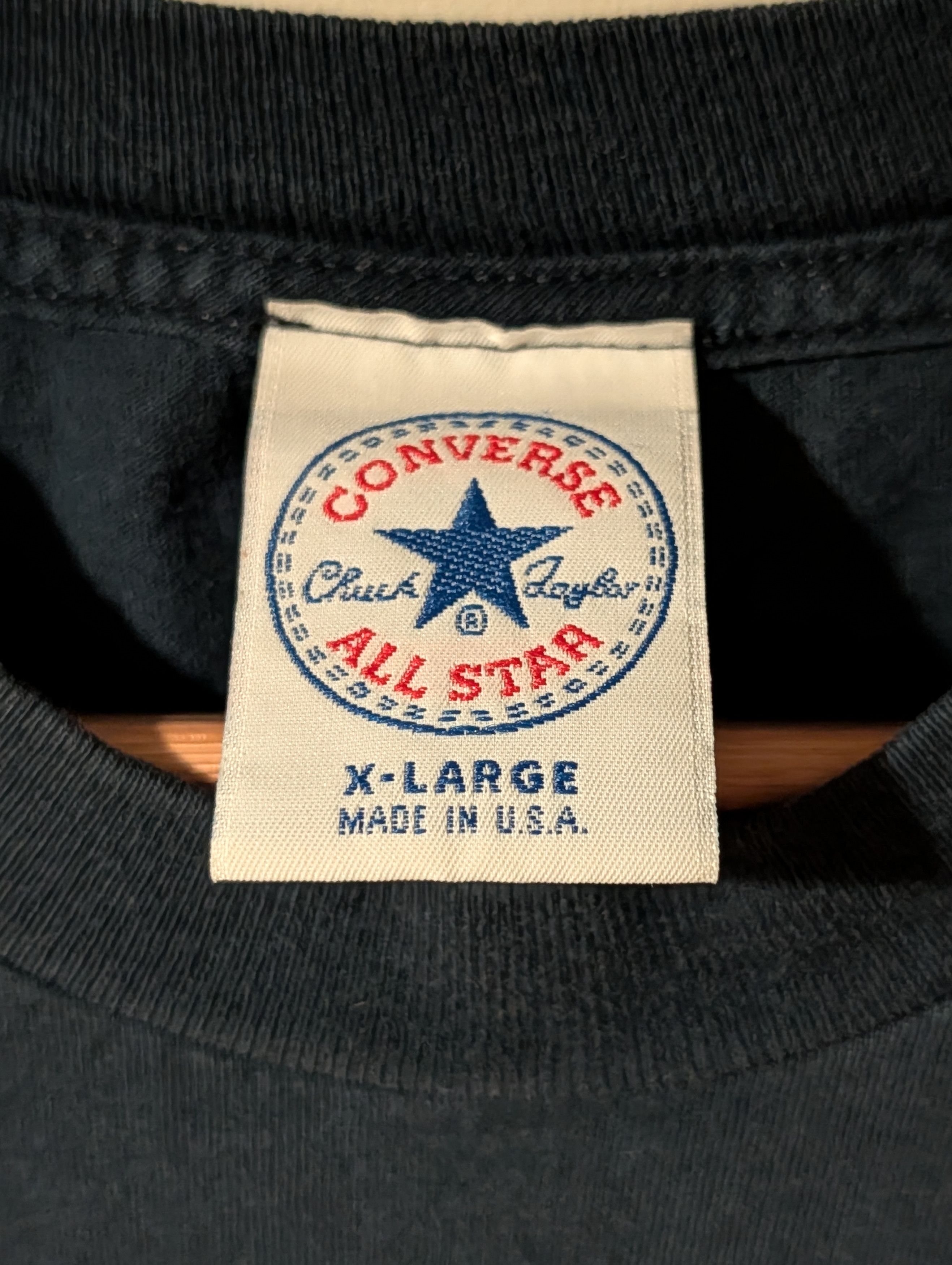 Converse Vintage 90s Converse All Star Chuck Taylor Logo USA T-Shirt Size US XL / EU 56 / 4 - 5 Thumbnail
