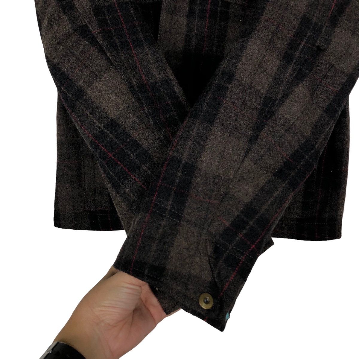 Other 🔥Biker Jacket Tartan Design Punk A.V.V Homme Japan Made Size US M / EU 48-50 / 2 - 13 Thumbnail