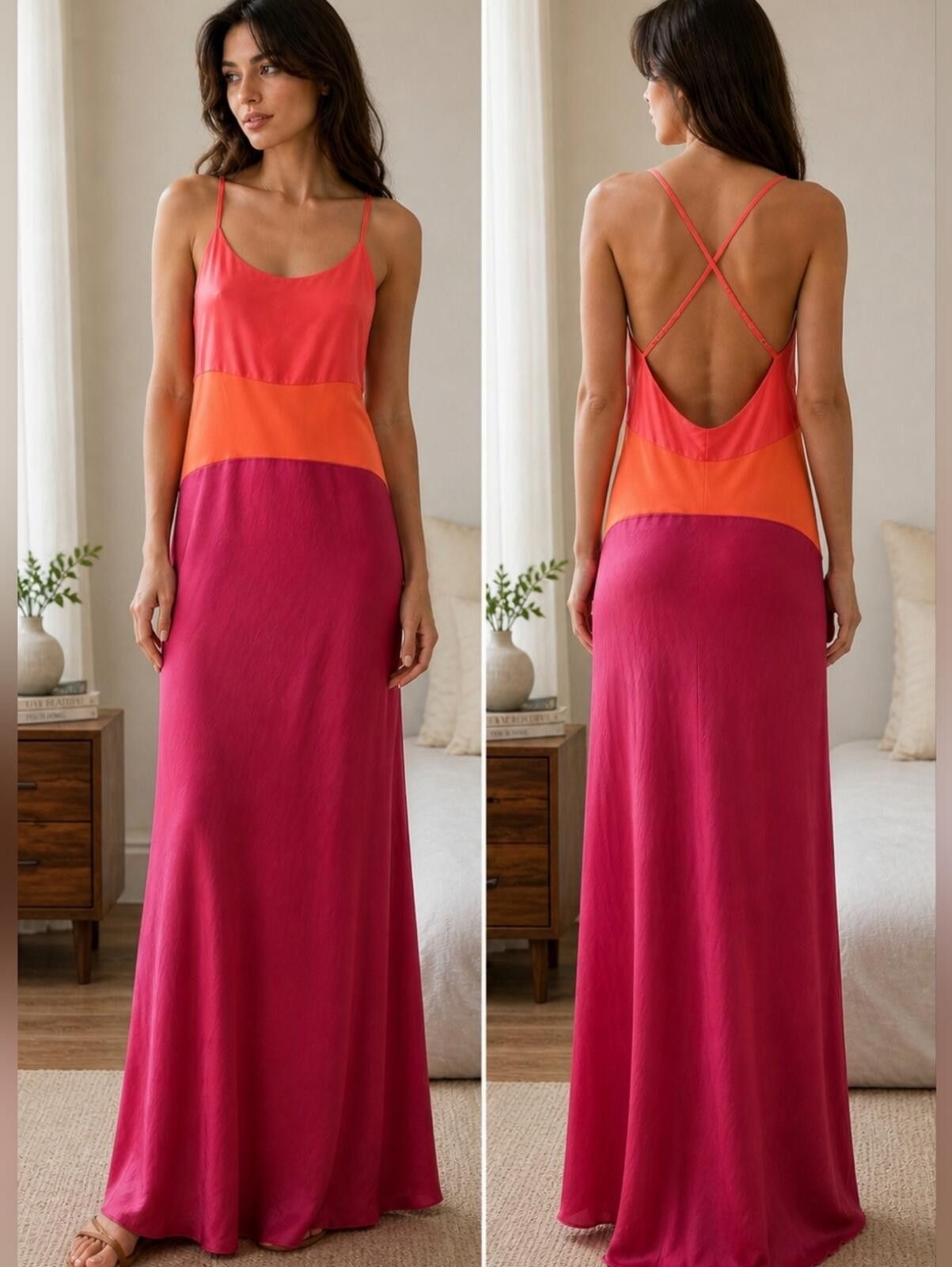 Forever 21 Forever XXI Colorblock Dress Size XL / US 12-14 / IT 48-50 - 1 Thumbnail
