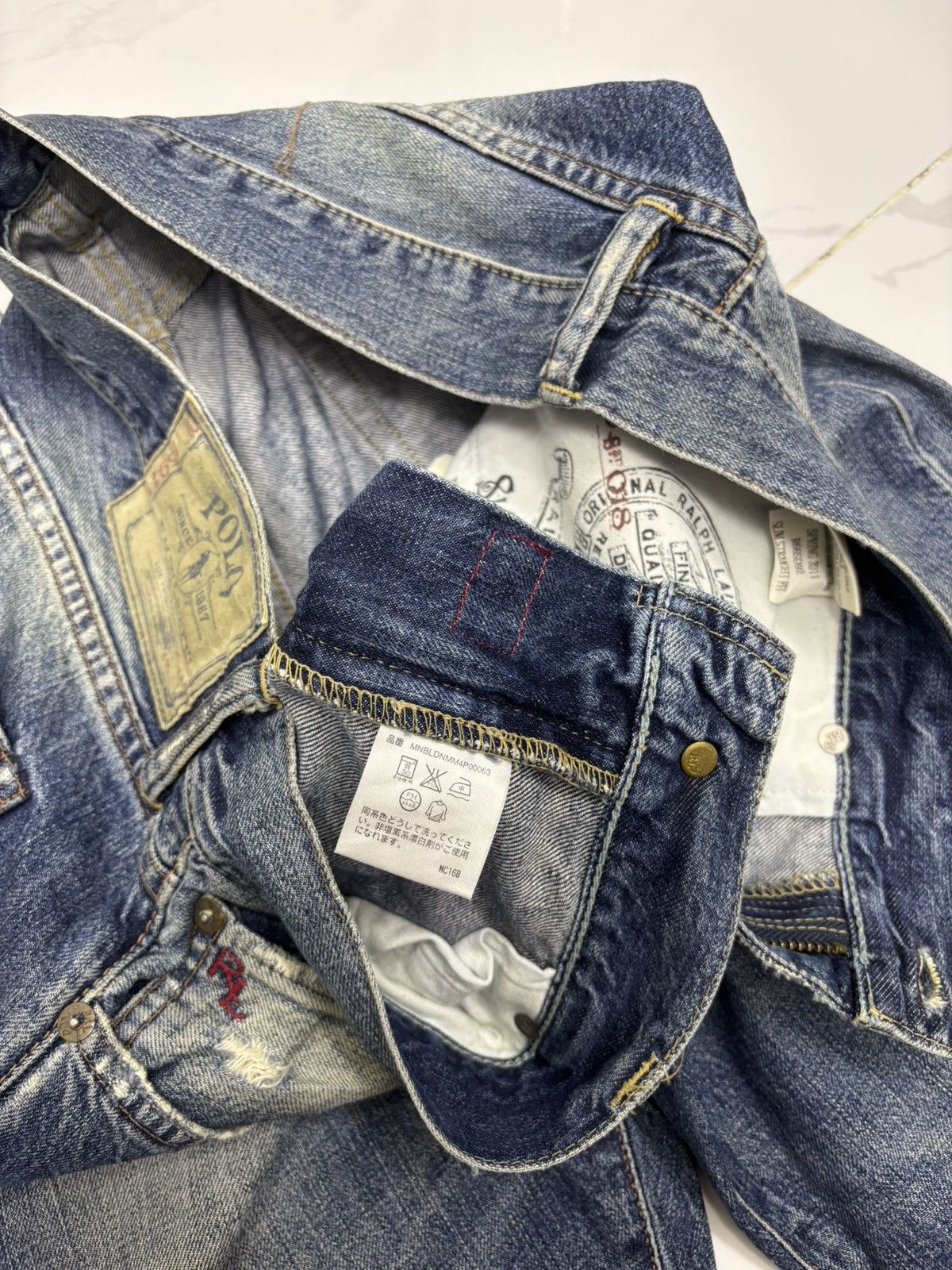 Polo Ralph Lauren Polo Ralph Lauren Spring 2011 Slim Straight Denim Jean Size US 37 - 11 Thumbnail