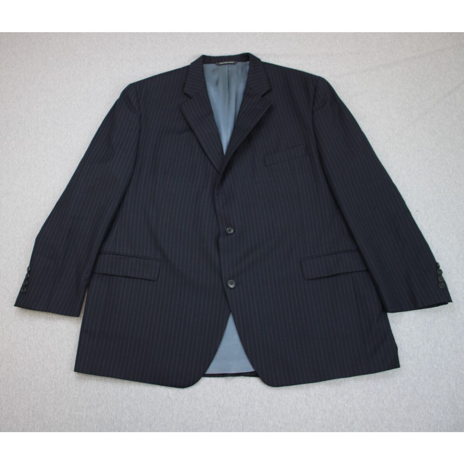 Jack Victor Blazer Men's 48R Black Wool Notch