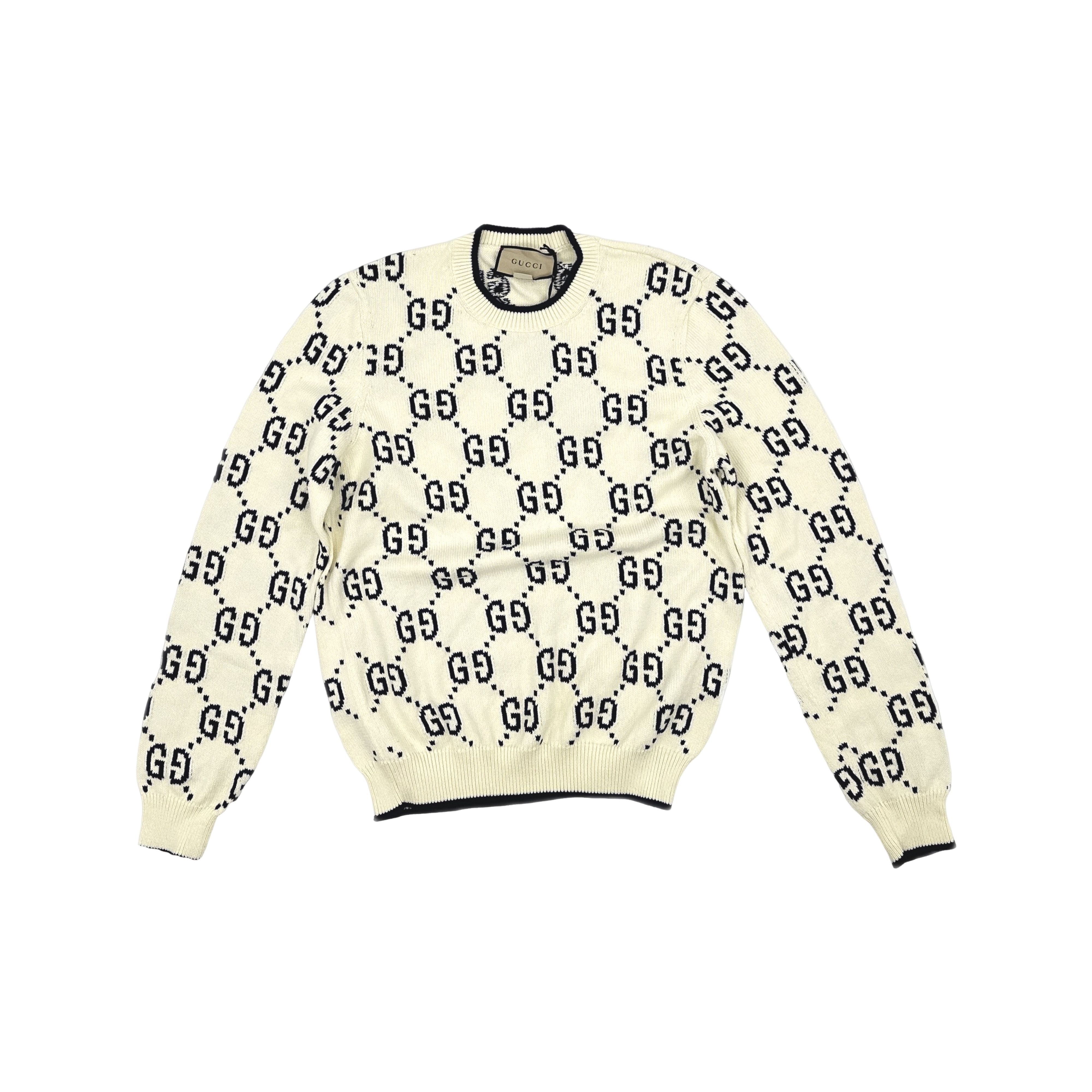 Gucci Gucci GG Logo Print Sweater Size M Size US M / EU 48-50 / 2 - 1 Thumbnail