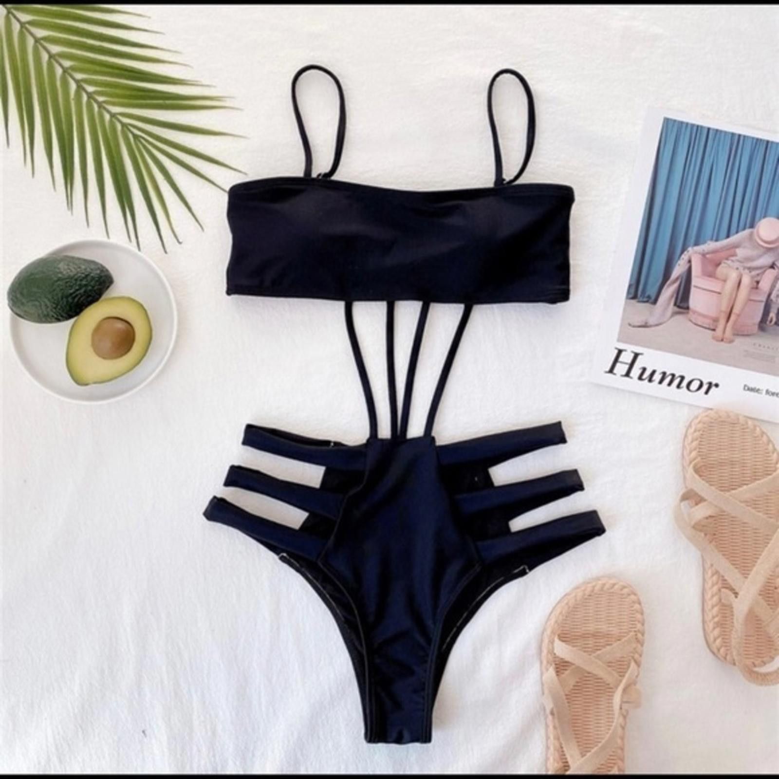 Designer Super Strappy Swim Suit NWT Size ONE SIZE - 4 Thumbnail
