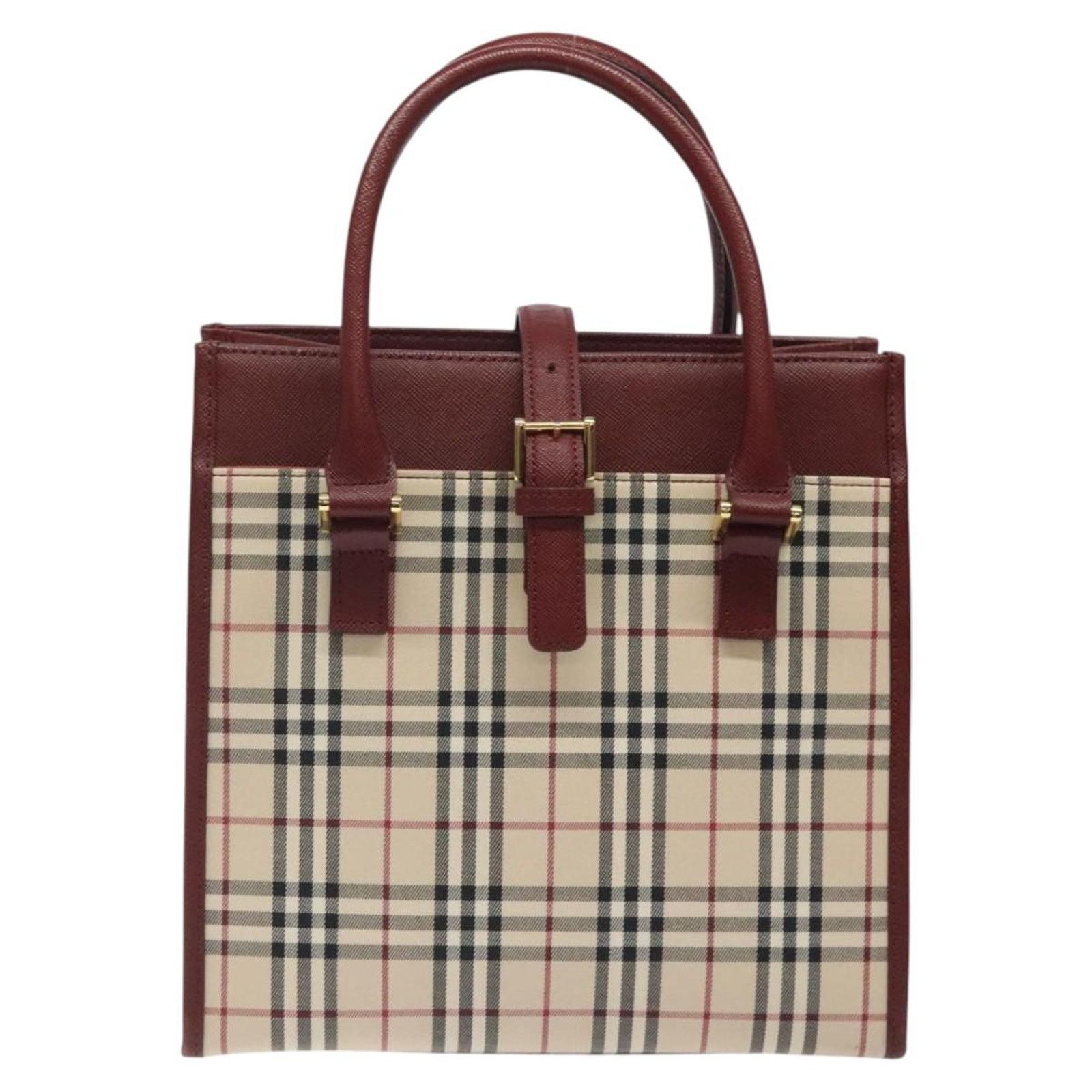 Burberry Brown Canvas Nova Check
