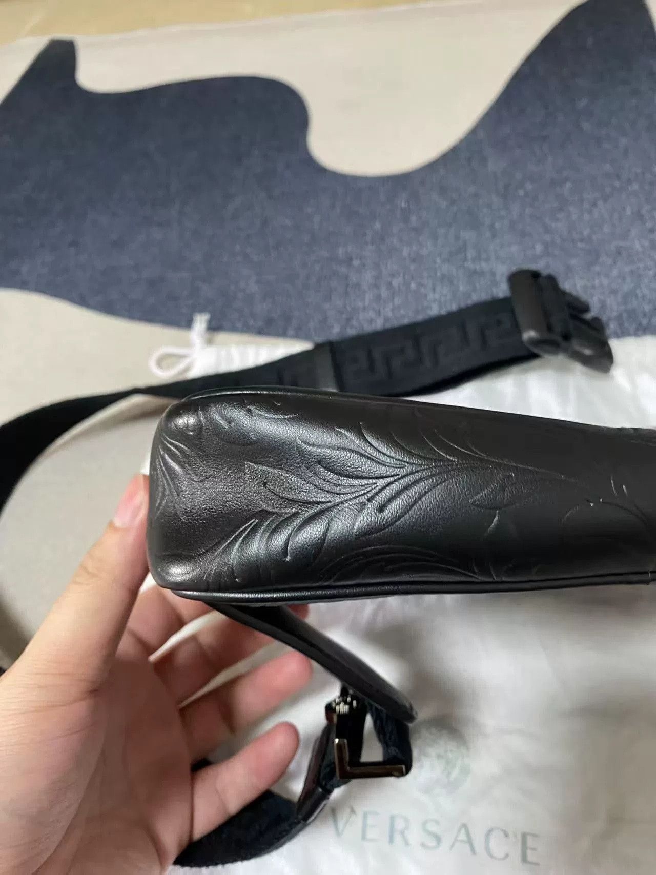 Versace Versace All-over Print Metal Logo Waist Bag Size ONE SIZE - 3 Thumbnail