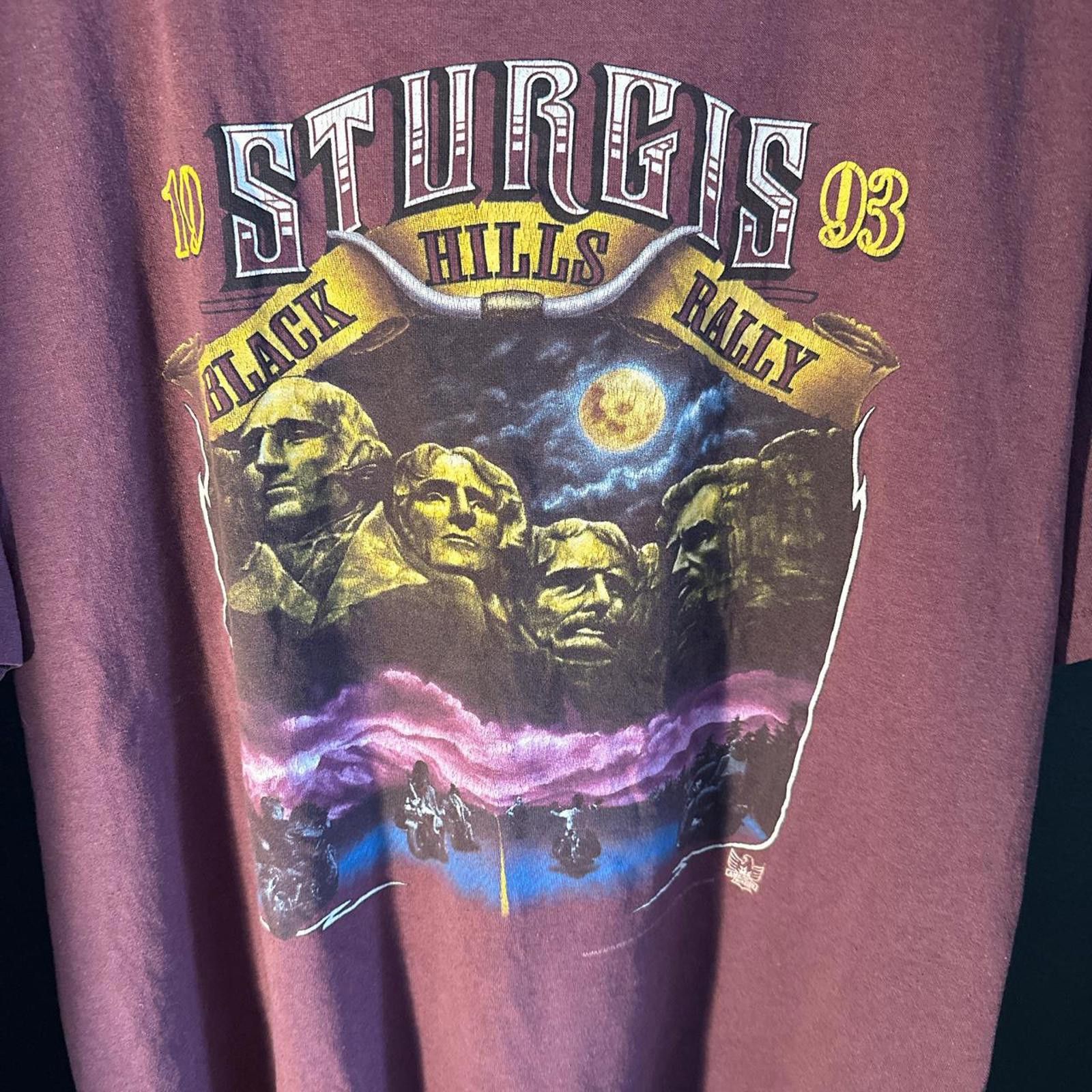 Other Vintage 1993 Sturgis Black Hills Rally T-Shirt Size XL Size US XL / EU 56 / 4 - 2 Thumbnail