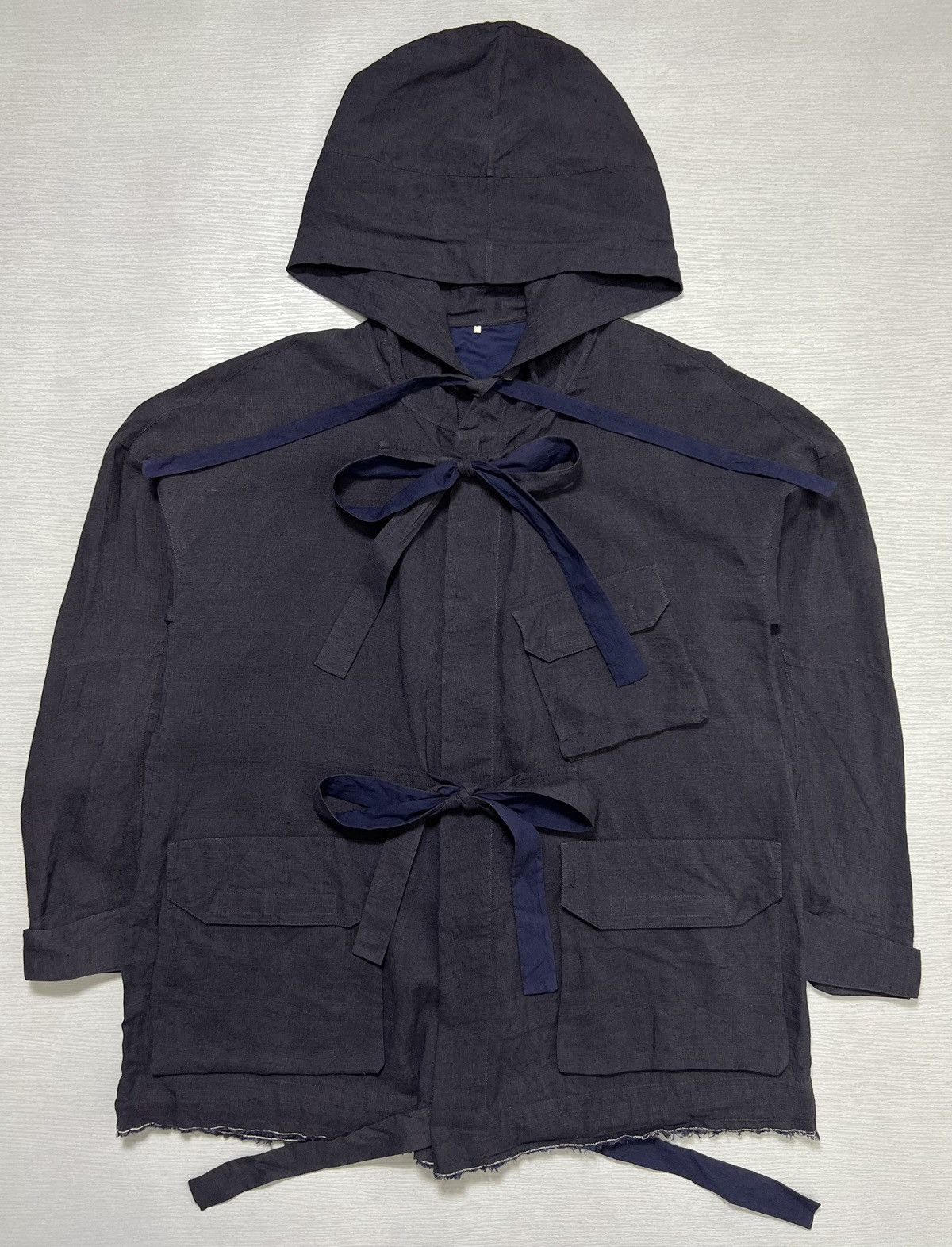 Ziggy Chen Ziggy Chen - S/S 17’ - Button Up Bondage Cotton/Linen Parka Size US S / EU 44-46 / 1 - 1 Thumbnail
